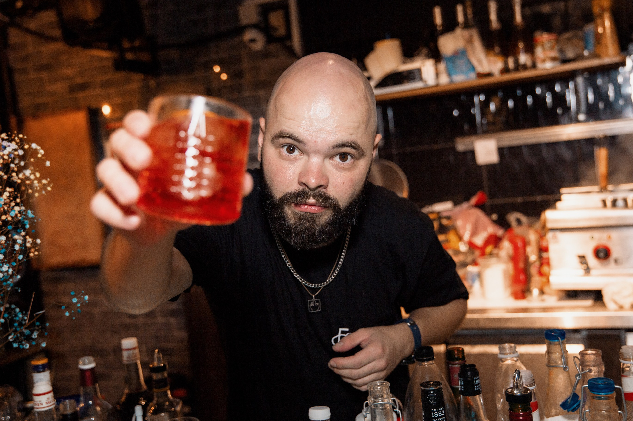 Контентная съемка для бара Focus. Портретный и репортажный фотограф в Израиле Рома Бирман