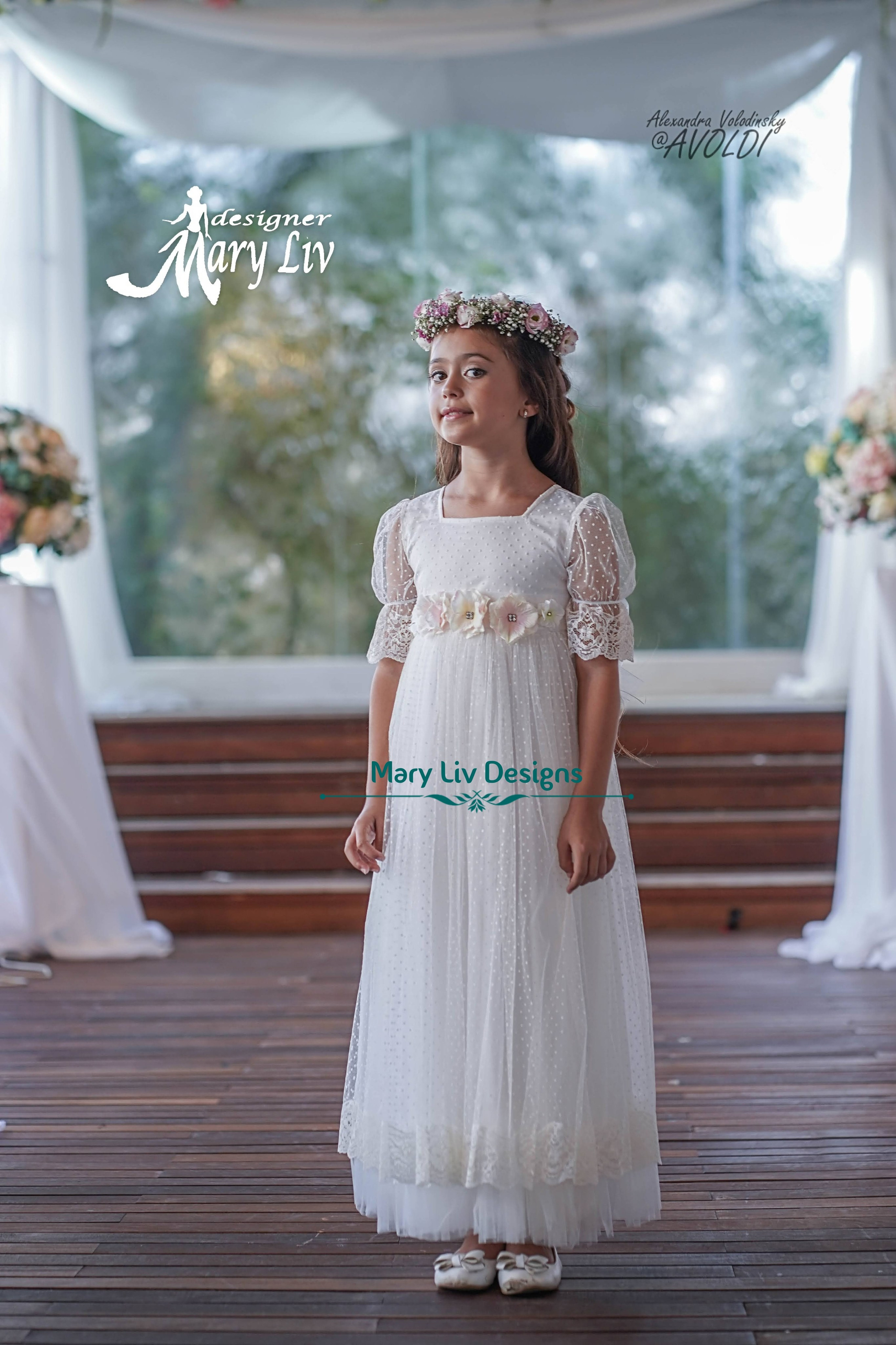 שמלה “Alisa ". מרי ליב, מעצבת שמלות בתפירה אישית