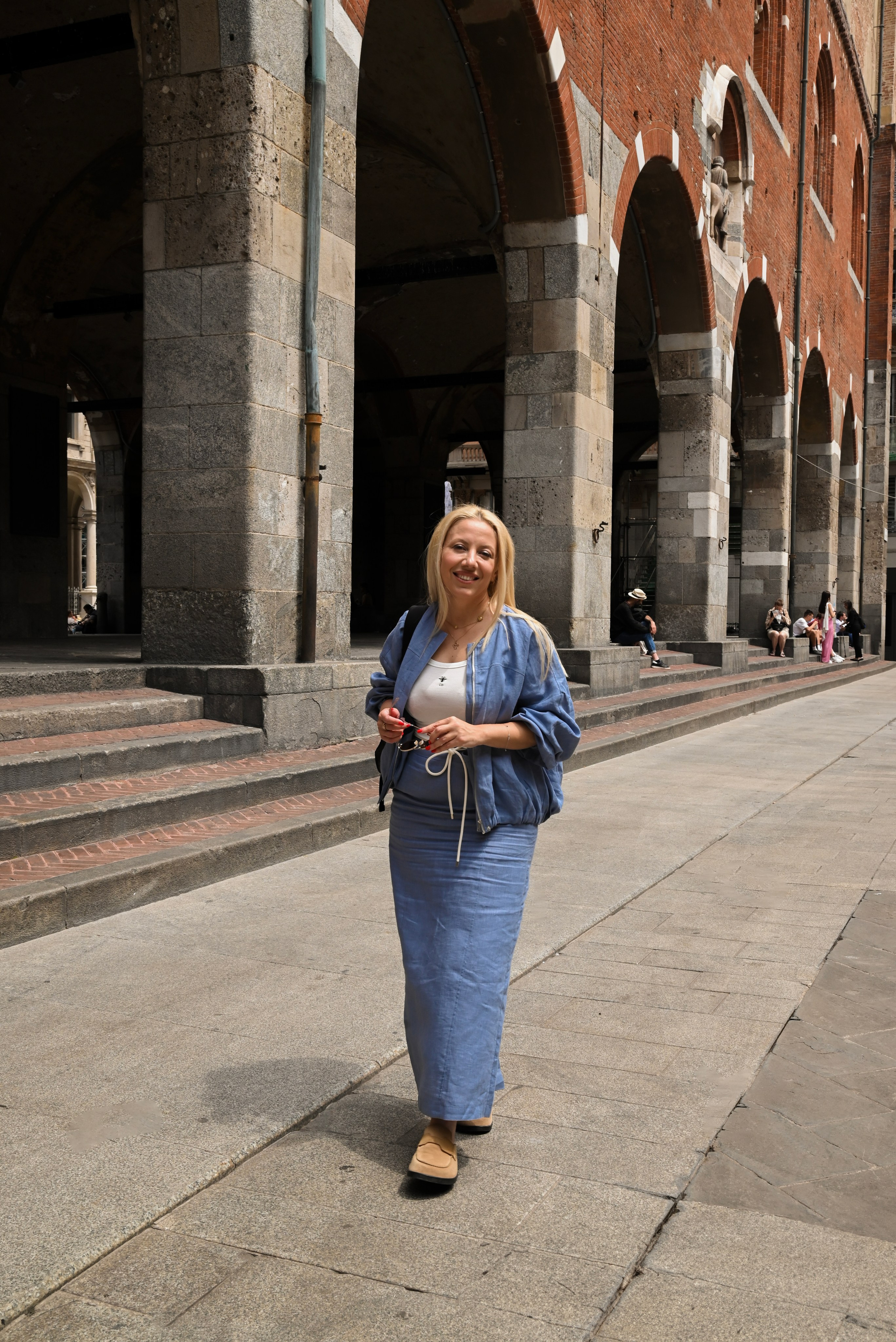 Walking in the center of Milan