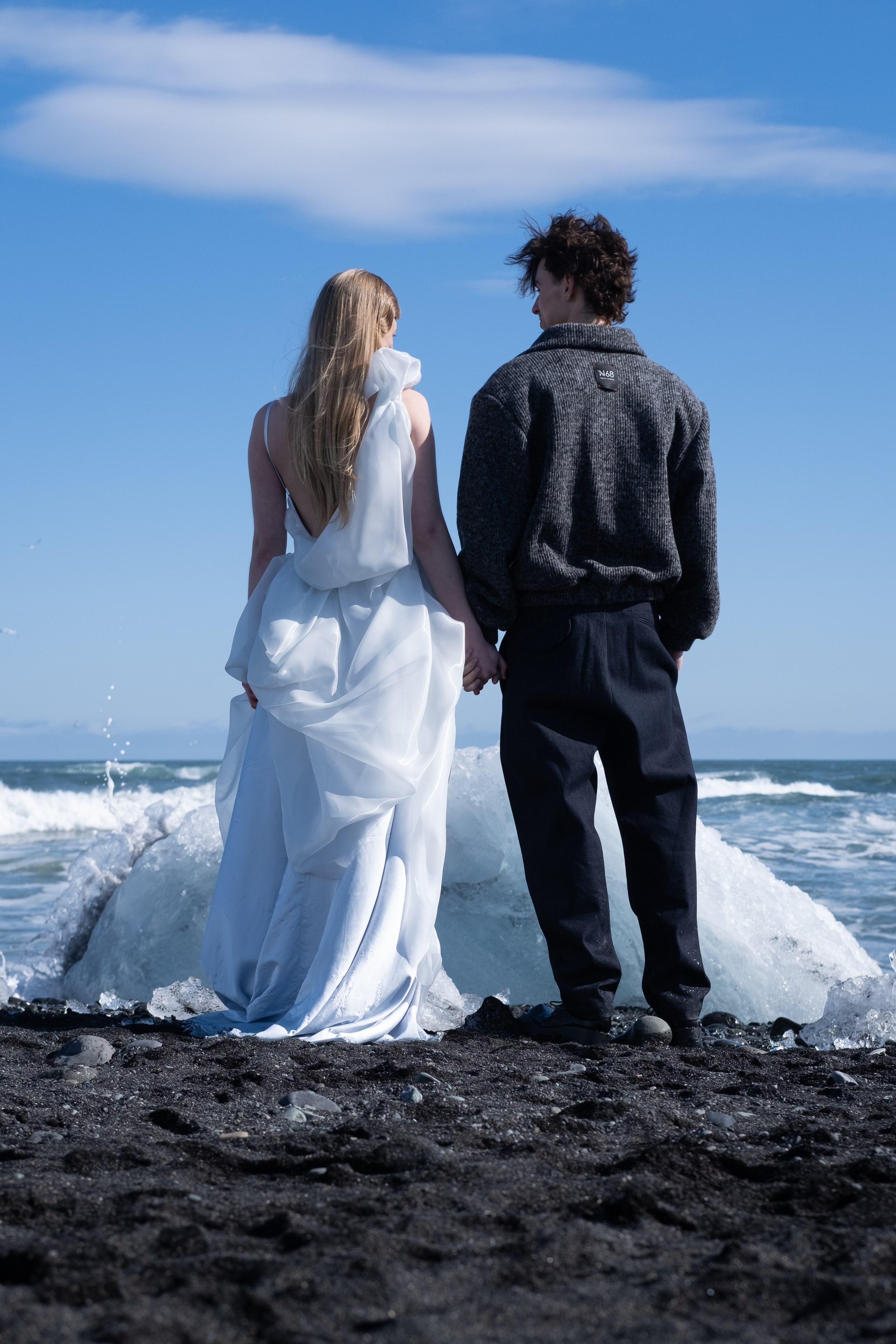 Diamond beach. Wedding photography — EMU Photos