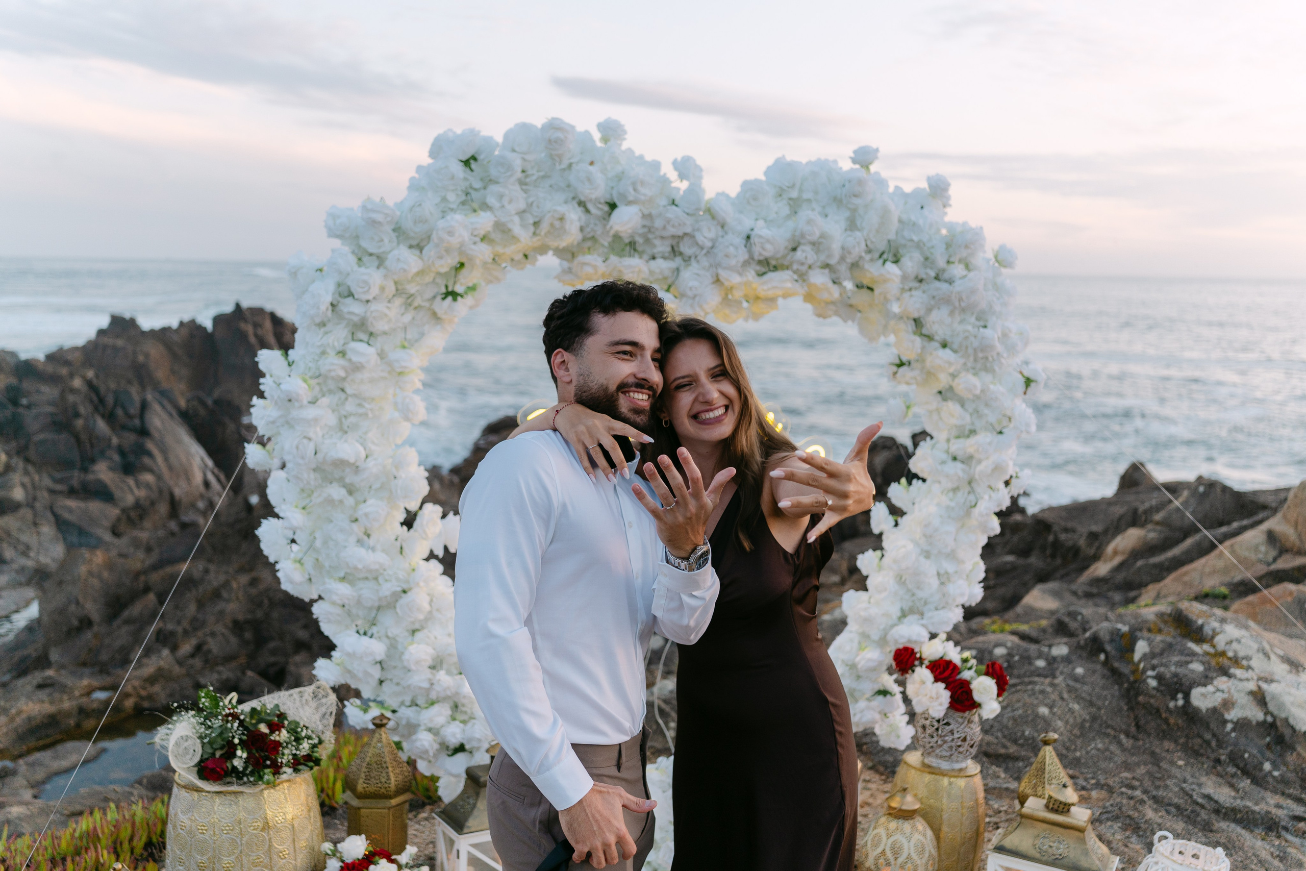 Wedding Proposal at the Beach. Davi Valente