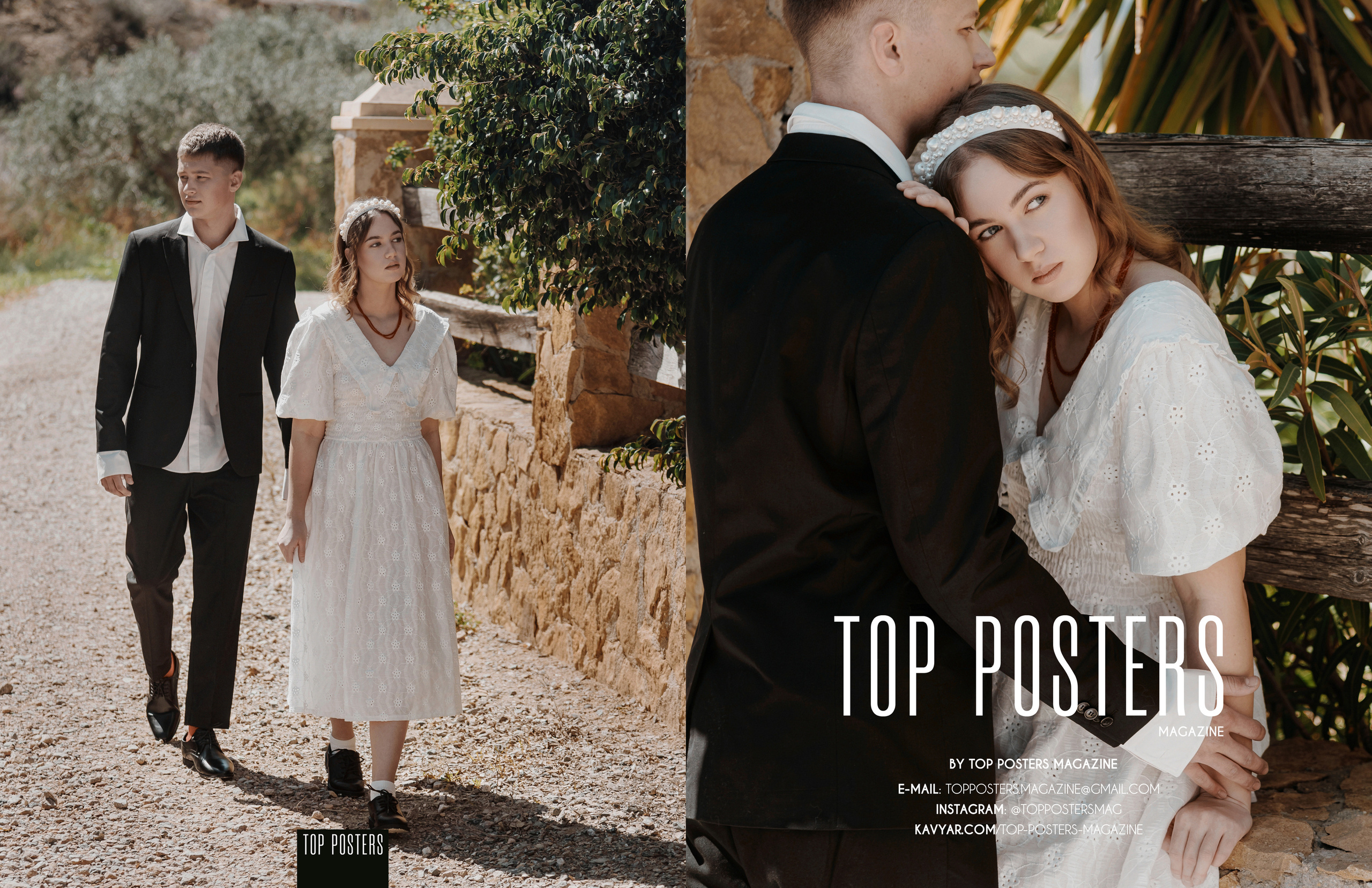 Креативная стилизованная фотосессия лав стори в испанской деревне