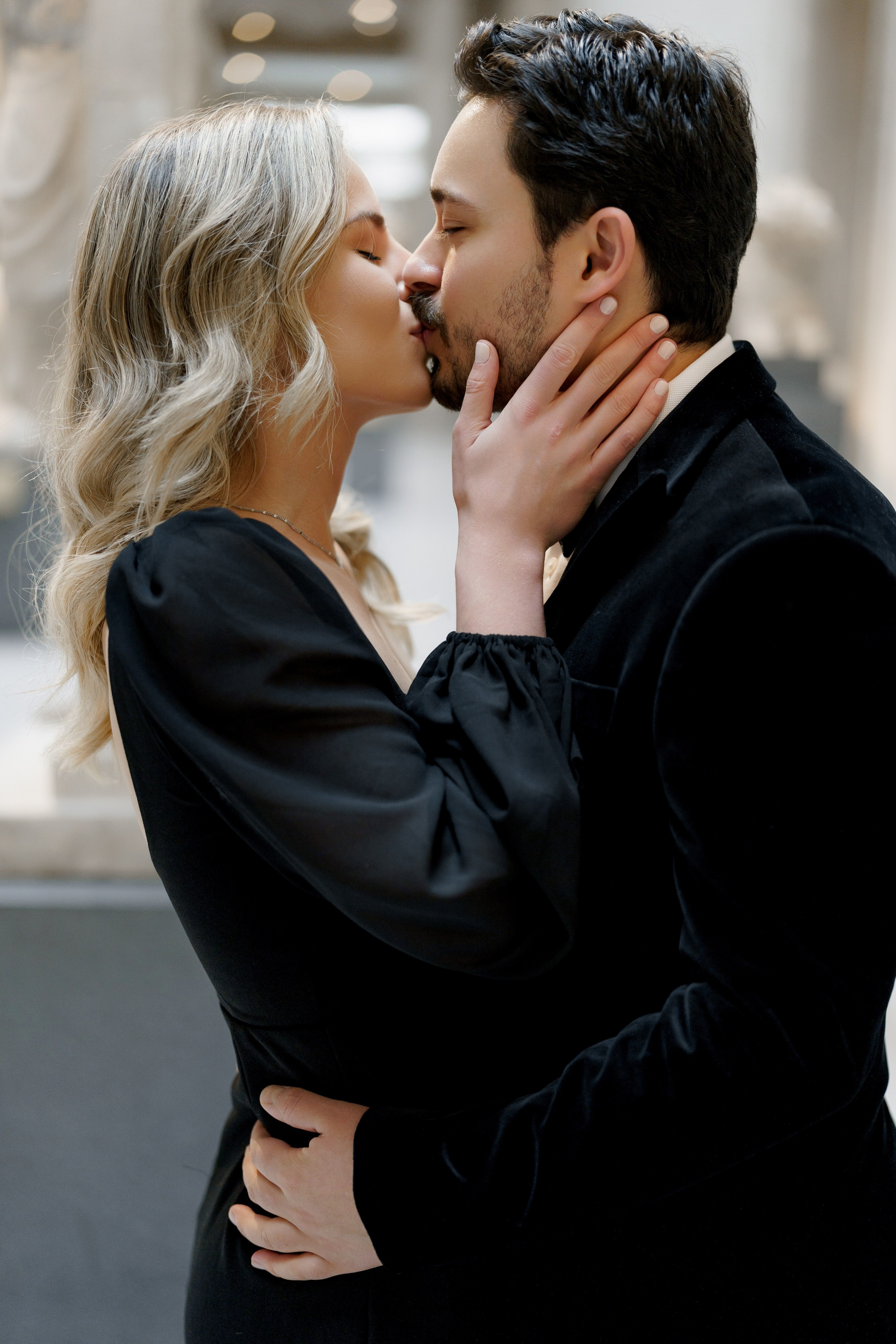 Caroline and Brendan’s Museum MET and Library Engagement Shoot. Wedding photographer and videographer New York | New Jersey