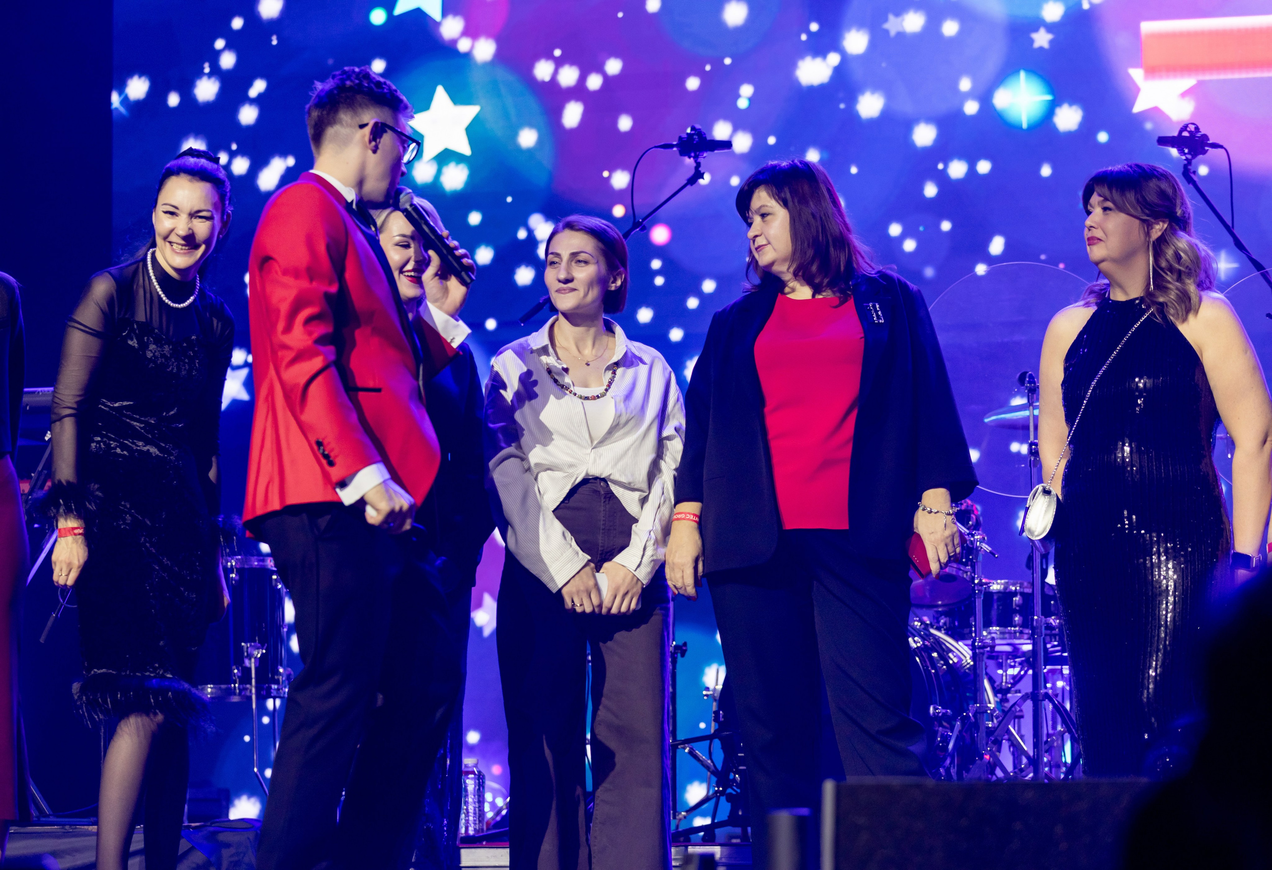 Новогодний корпоратив SINTEC Group. Ведущая Москва Лена Чайка