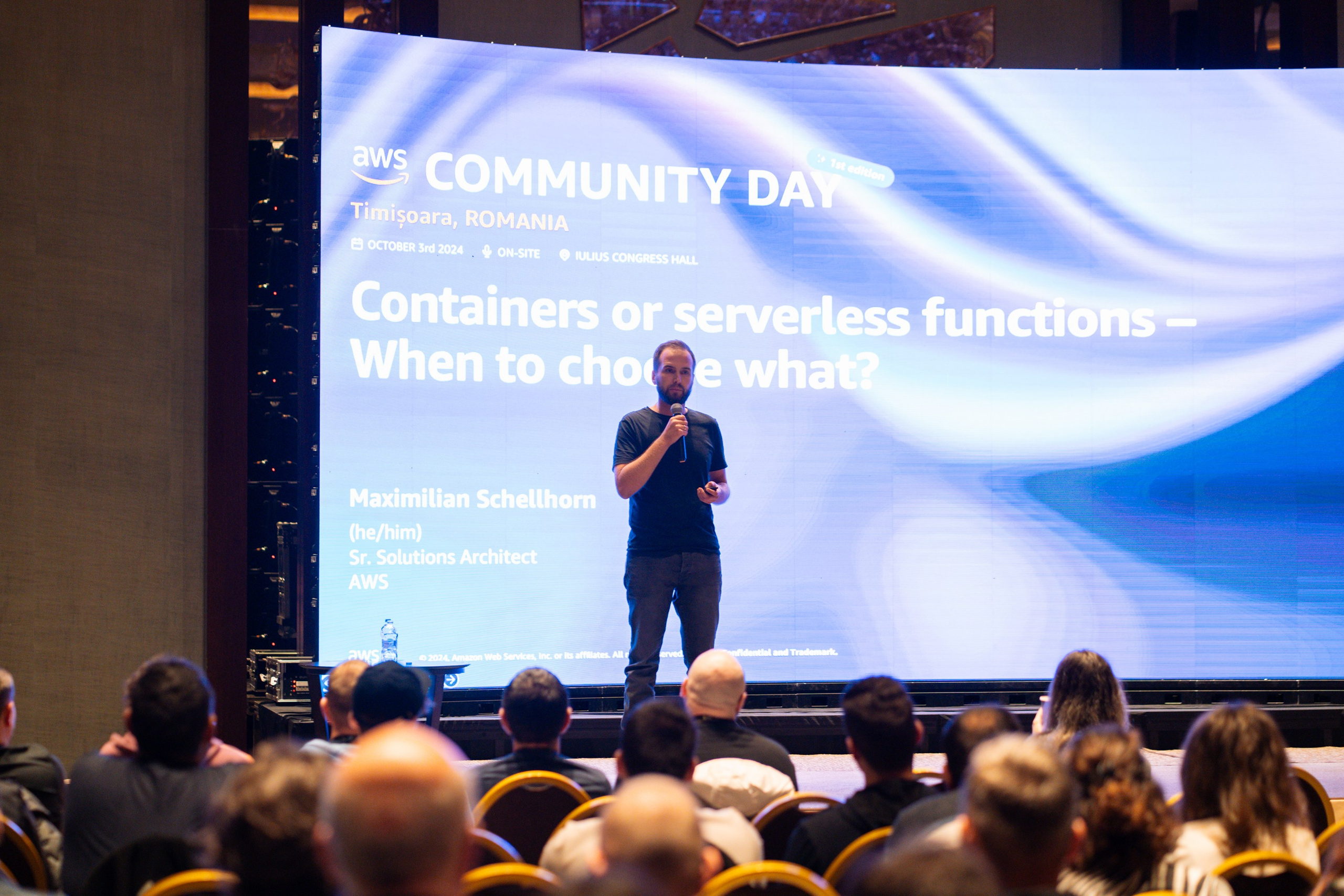 AWS Community Day Romania 2024. Cozac Cristian Photographer