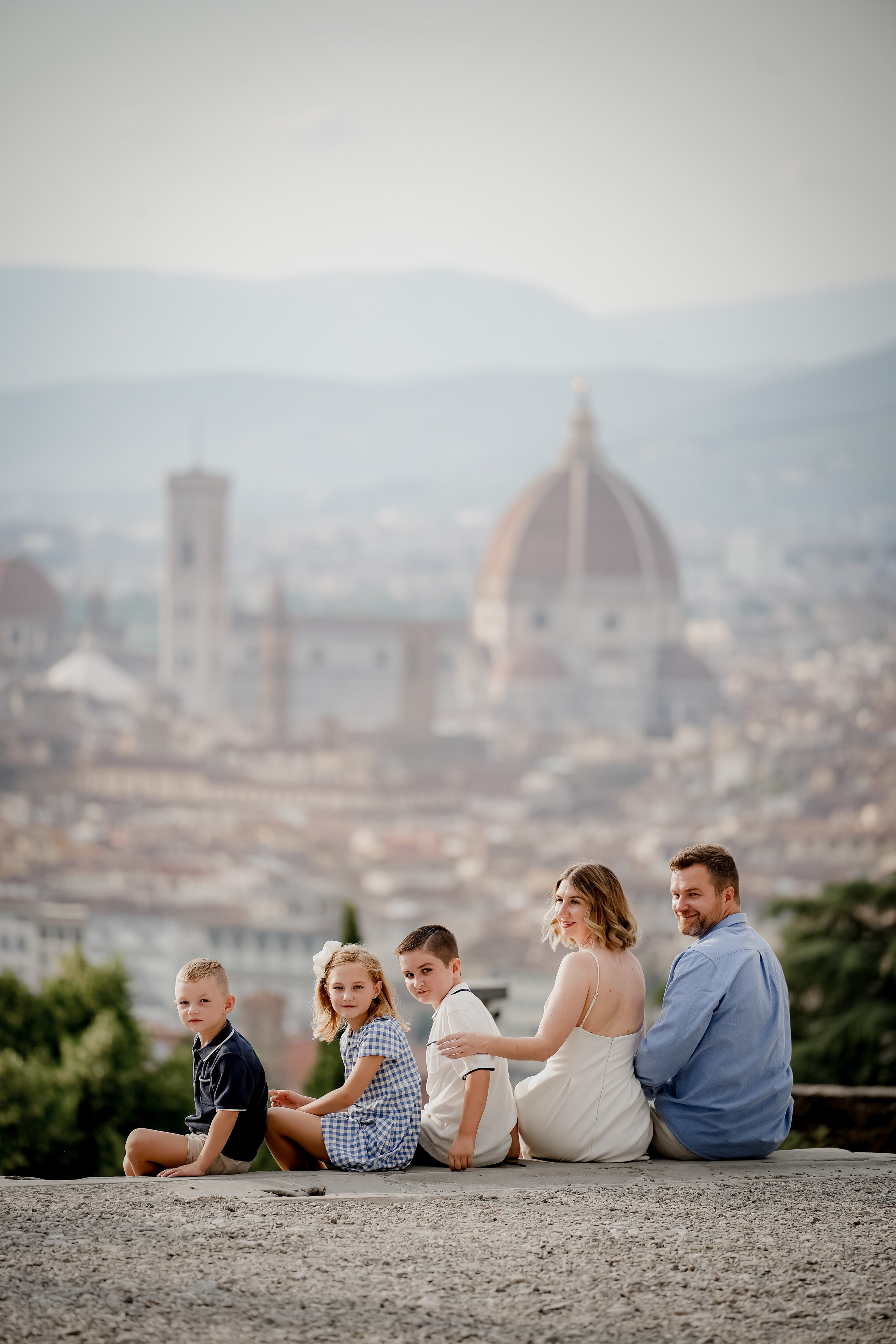 Mandy and Family. Wedding Photographer in Italy