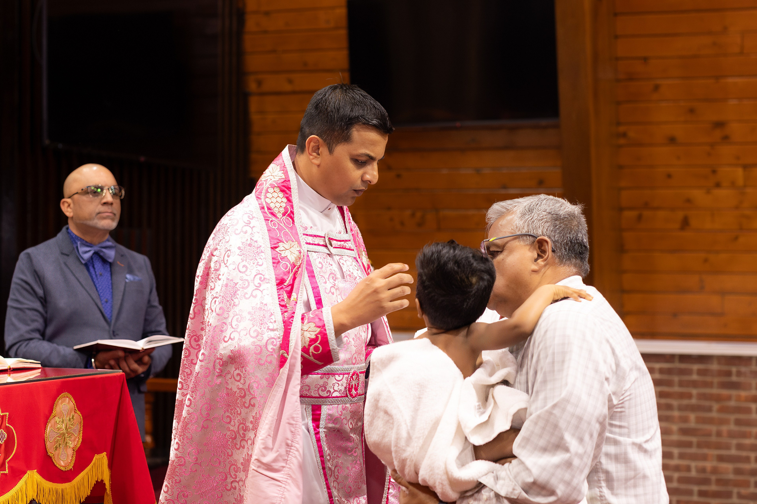 Baptist Church Baptism of a One-Year-Old Boy. Family, lifestyle, and commercial photography in New York and New Jersey