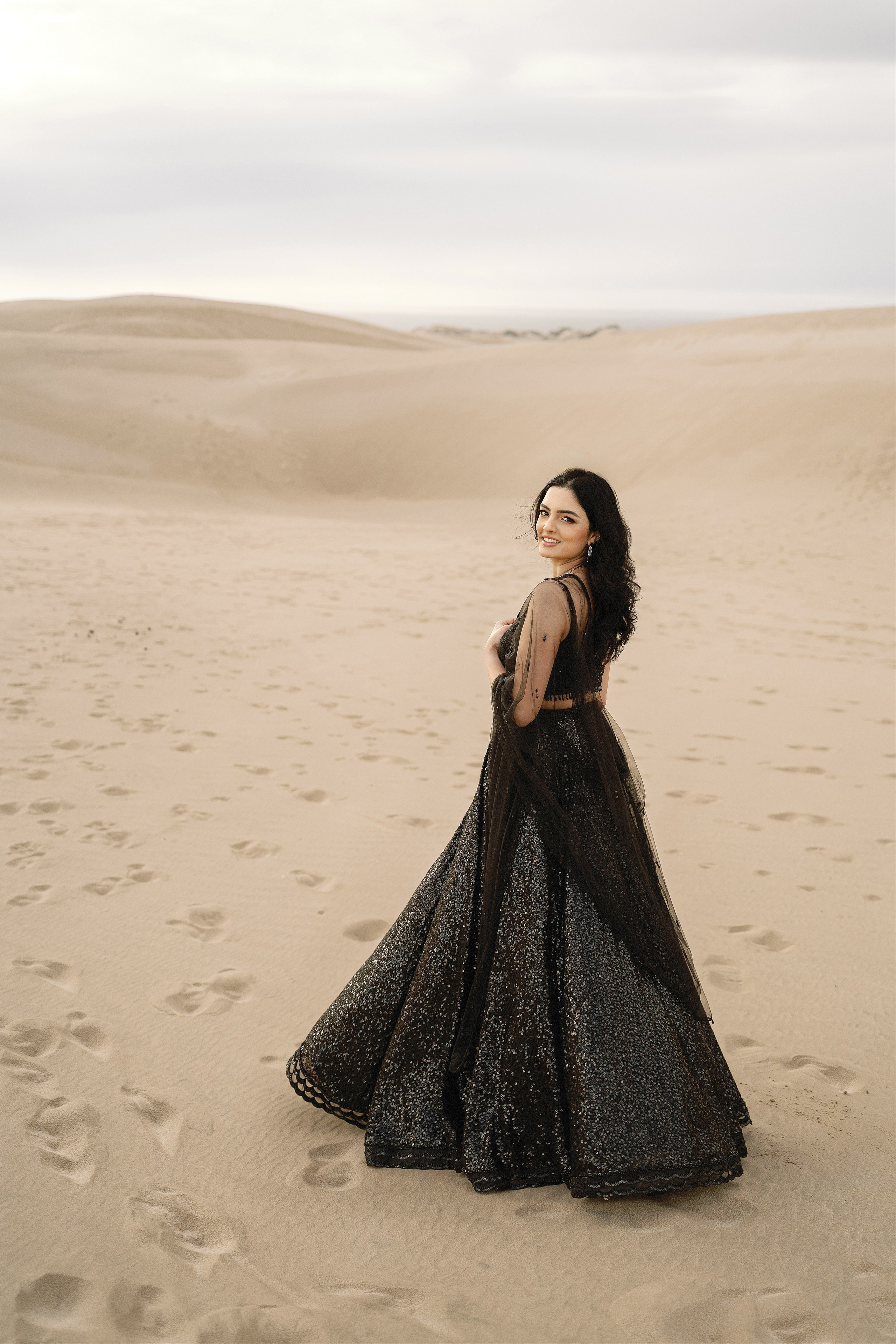 Elopement at Pismo Beach Sand Dunes, California. Wedding Photography & Videography Team in California, Los Angeles, San Francisco, San Diego and Travel