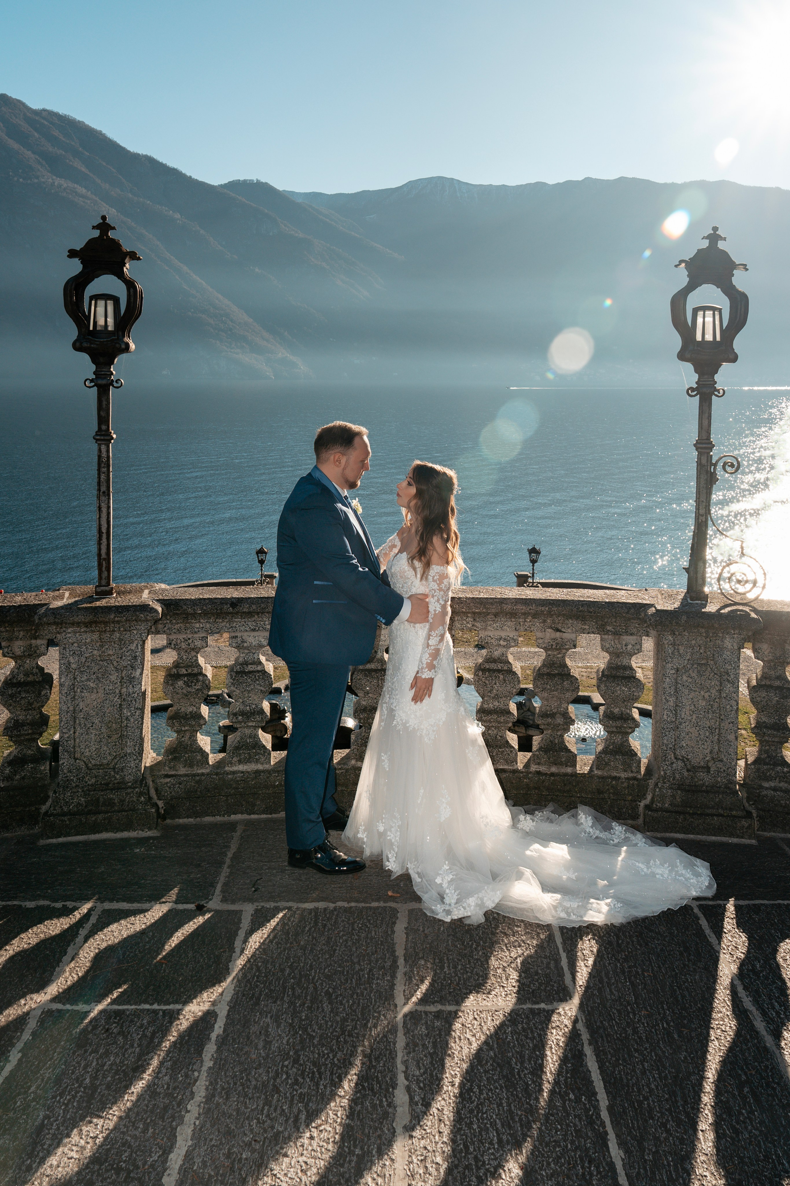 Olivelli Park Elopement on Lake Como. Fotografo matrimonio Lago di Como Ferrari Media Production