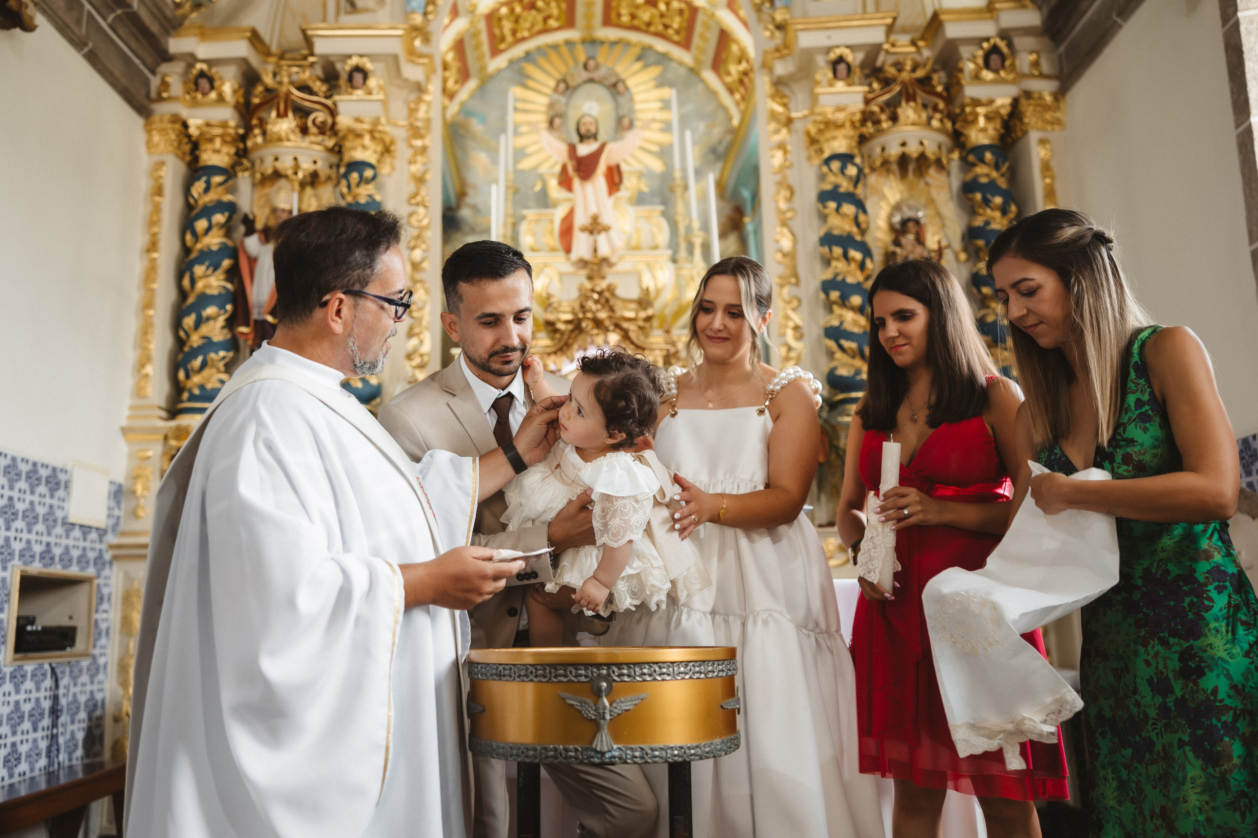 Batizado da Sara. Fotógrafa de Casamentos e Família em Braga — Alexandra Mieres Photography