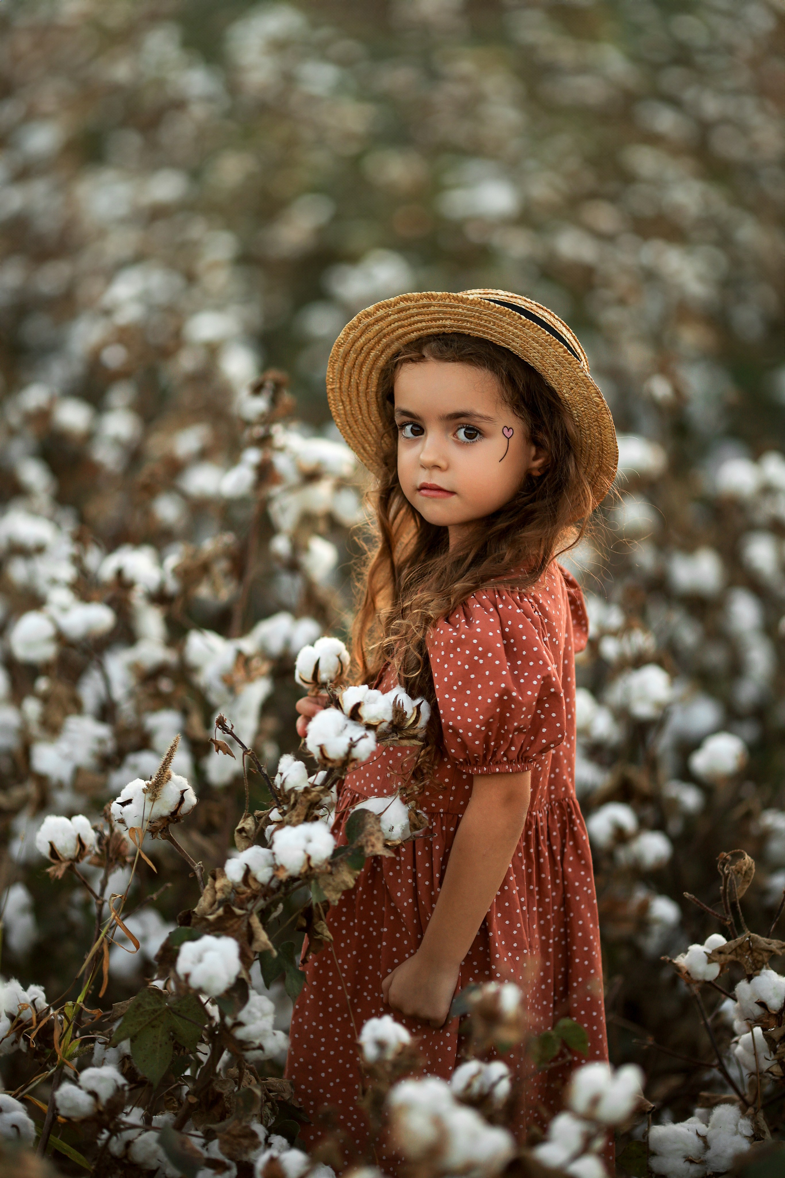 Фотосессия на хлопковом поле. Фотограф в Турции, Анталии, Кемере, Белеке, Сиде, Каше, Калкане, Фетхие