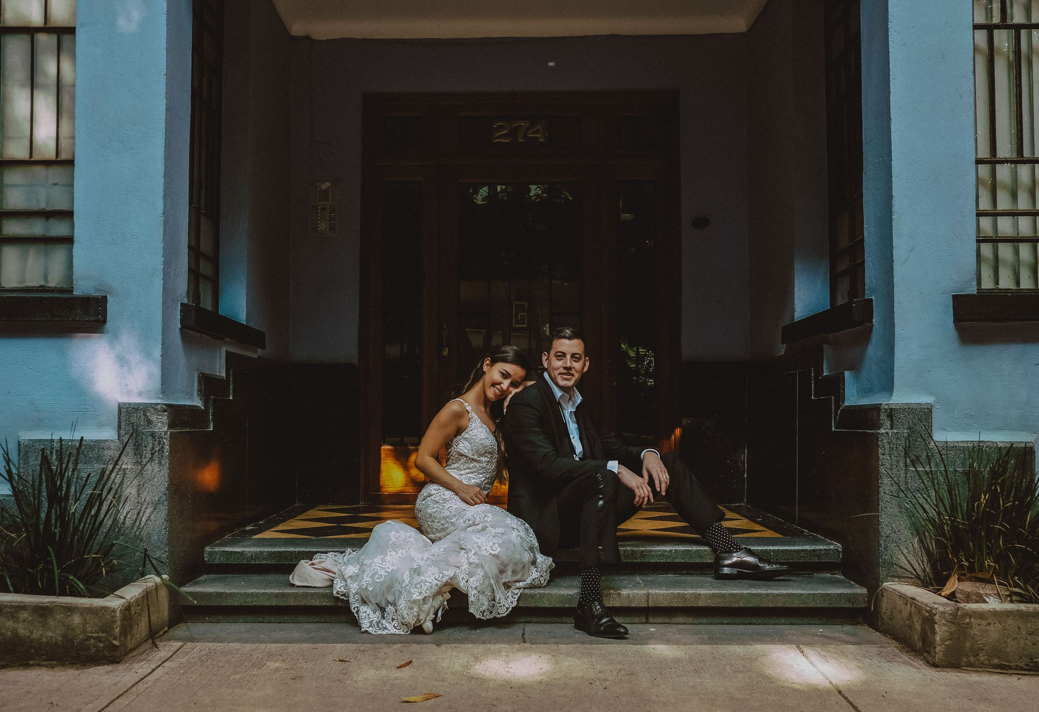 Val & Chris. Wedding and family photographer in Mexico City