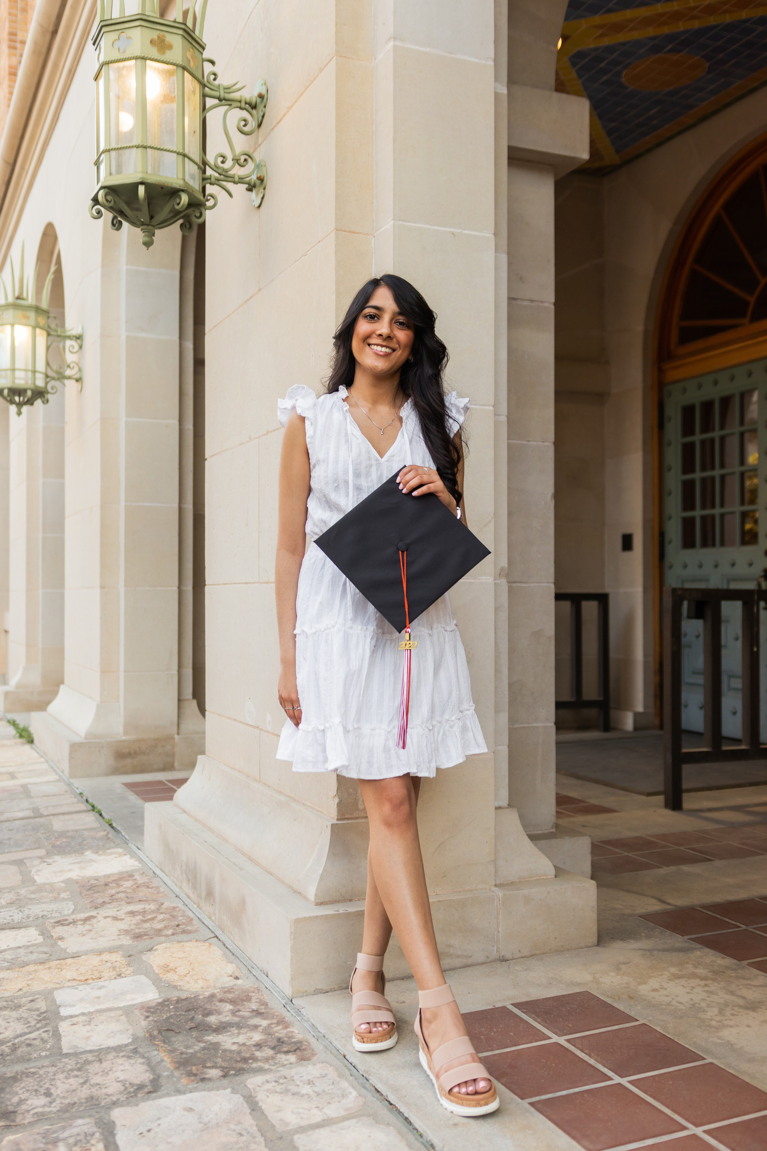 Payal’s graduation photoshoot at the University of Texas Austin