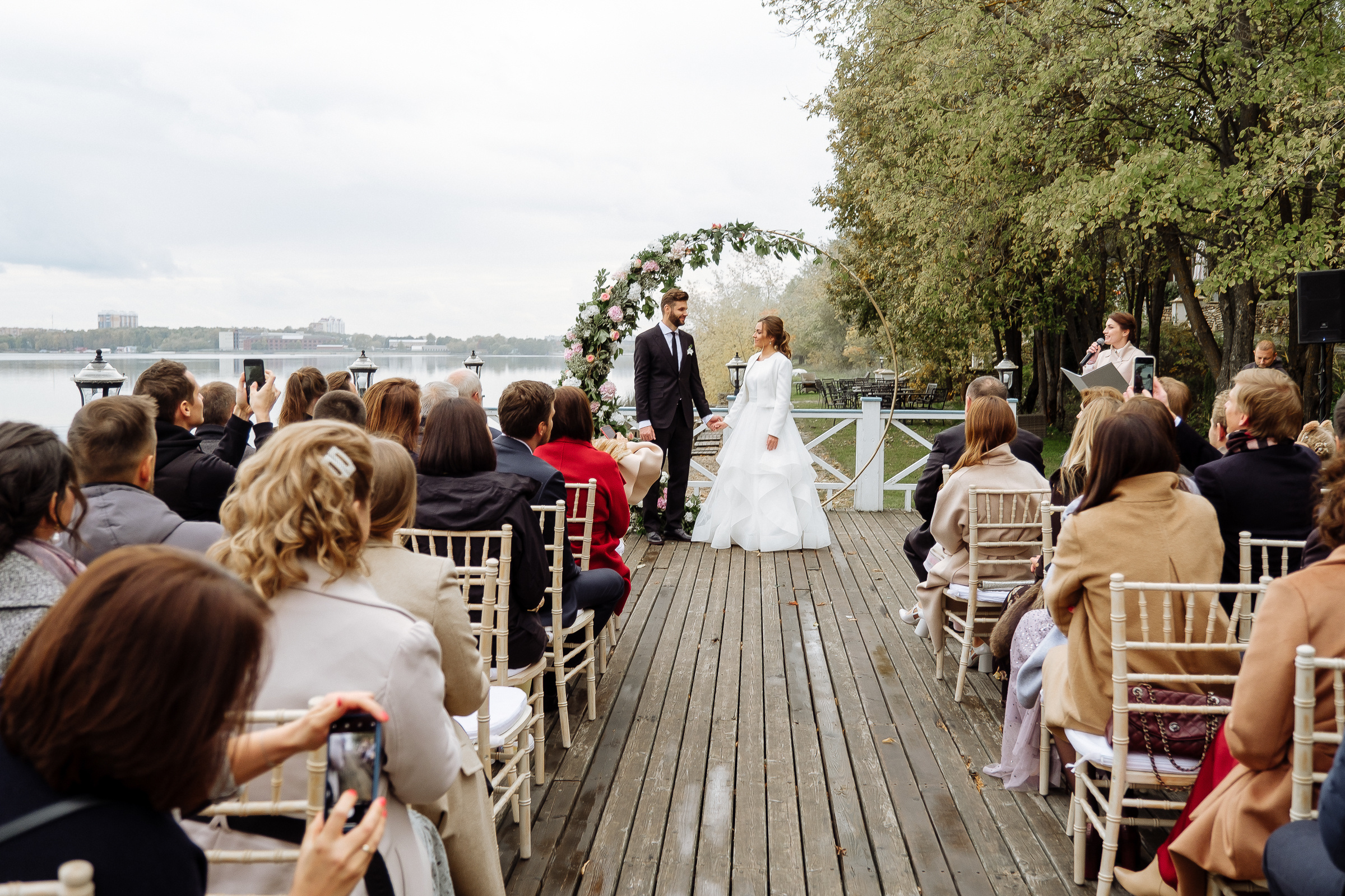 Couple exchanging vows, by Tanya Bodgan, Truro editorial and reportage wedding photographer.