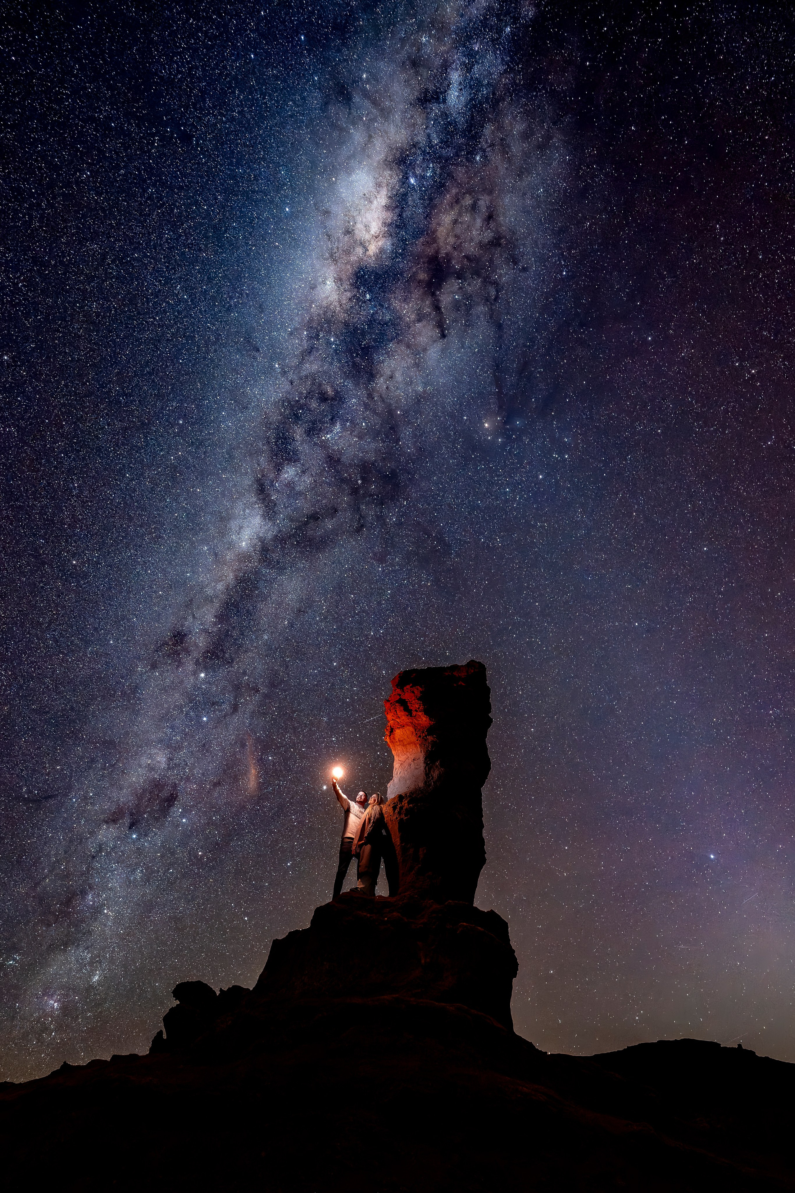 Vallecito Noturno — Pedido de casamento. Fotografo en San Pedro de Atacama