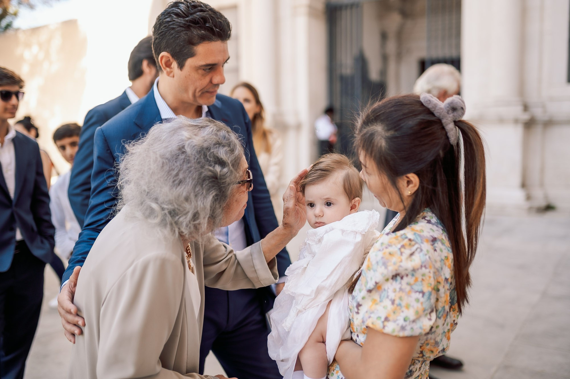 photography of a Catholic baptism in Lisbon