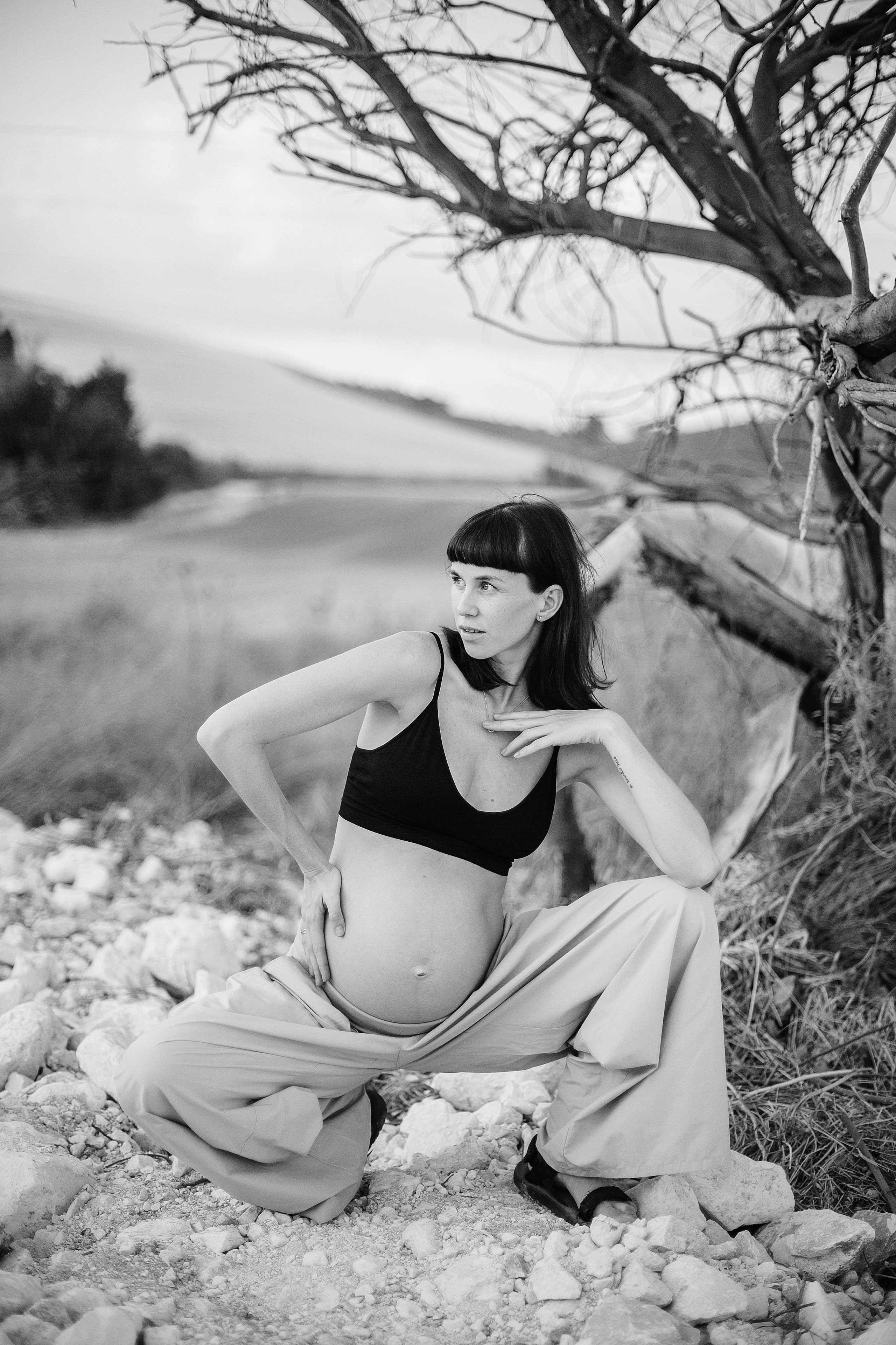 Kiryat Tivon field. Family photographer in Israel