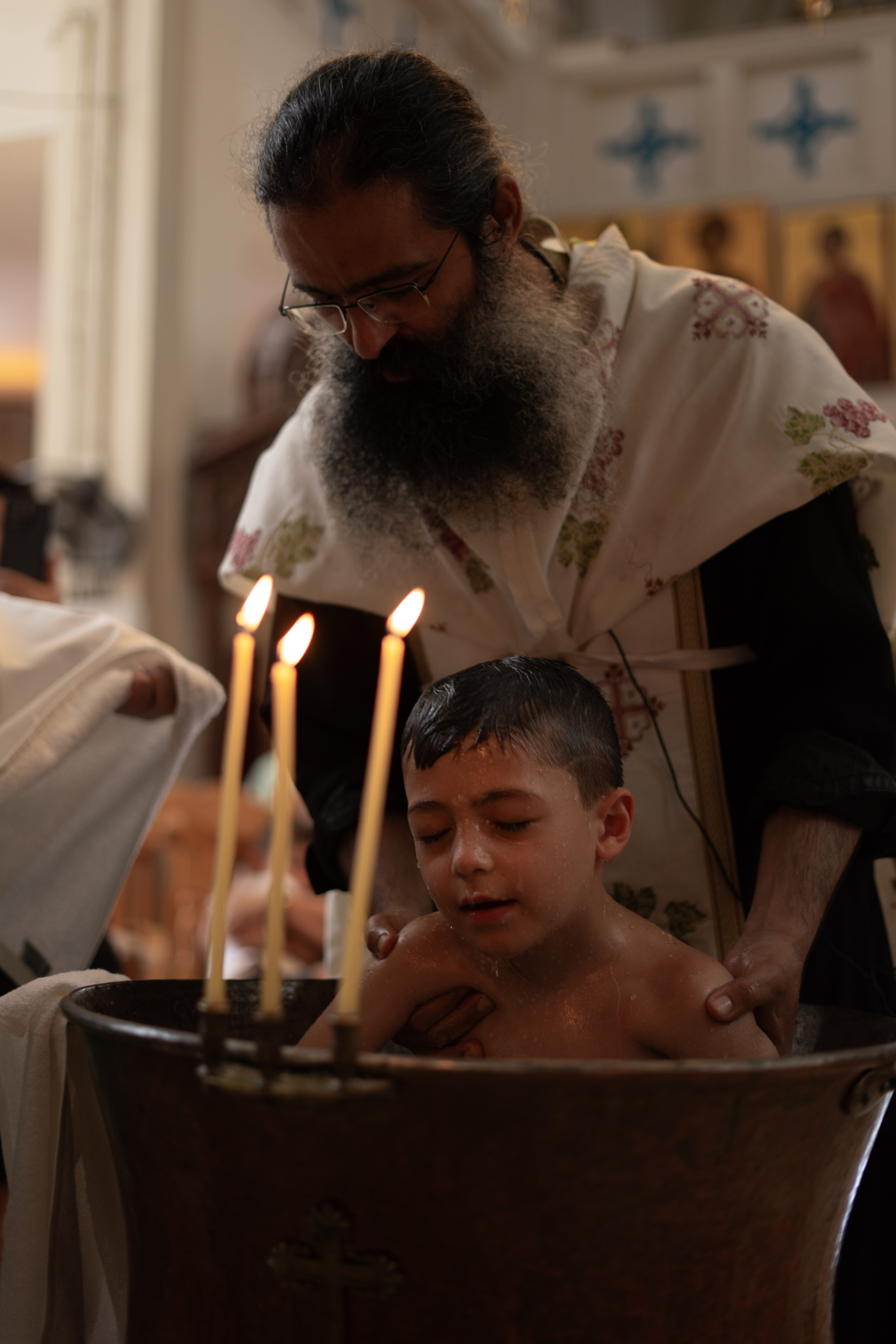 George's baptism day (short report). Ваш Фотограф на Кипре, Нино Келесиду