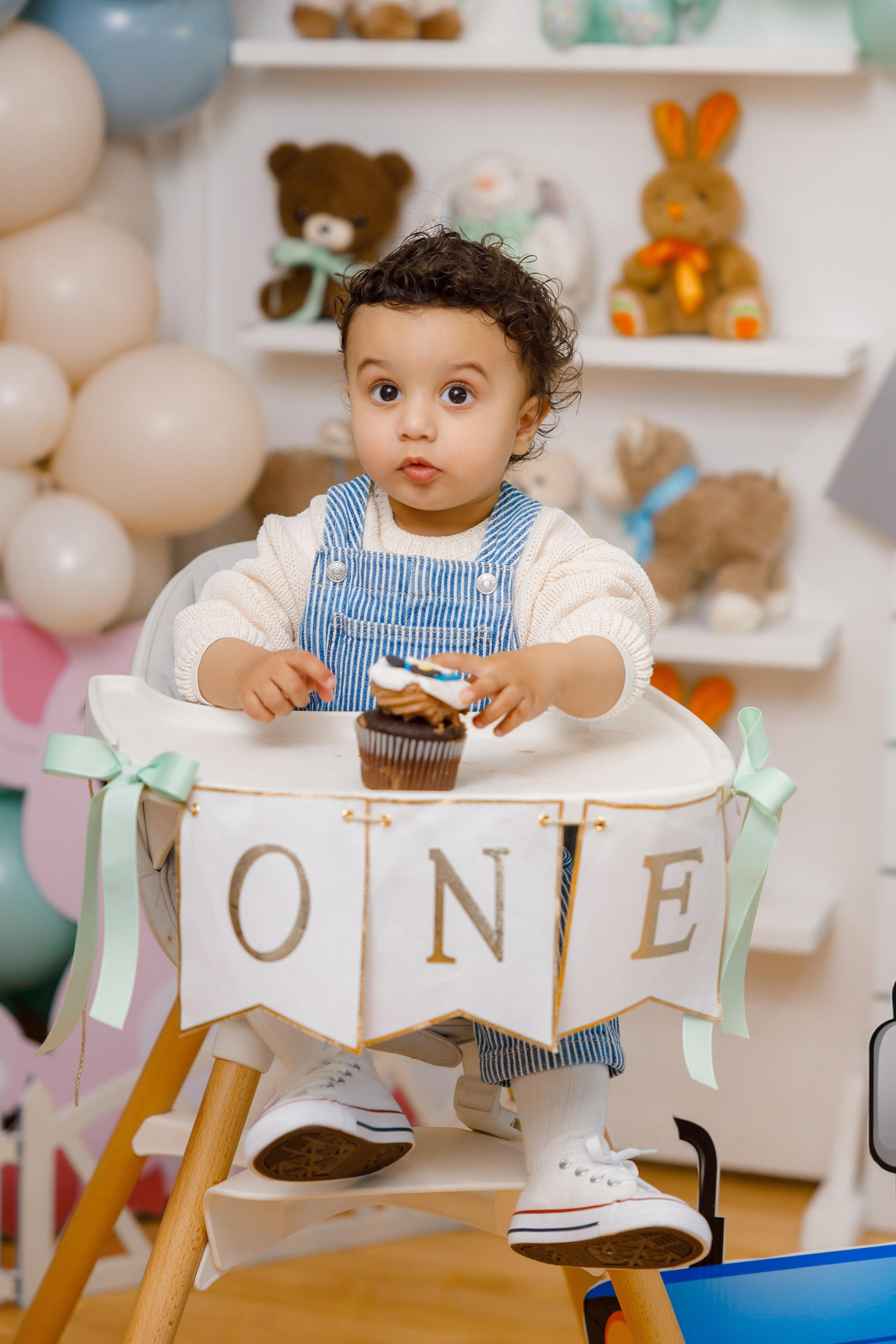 Fateh’s 1st birthday. Home