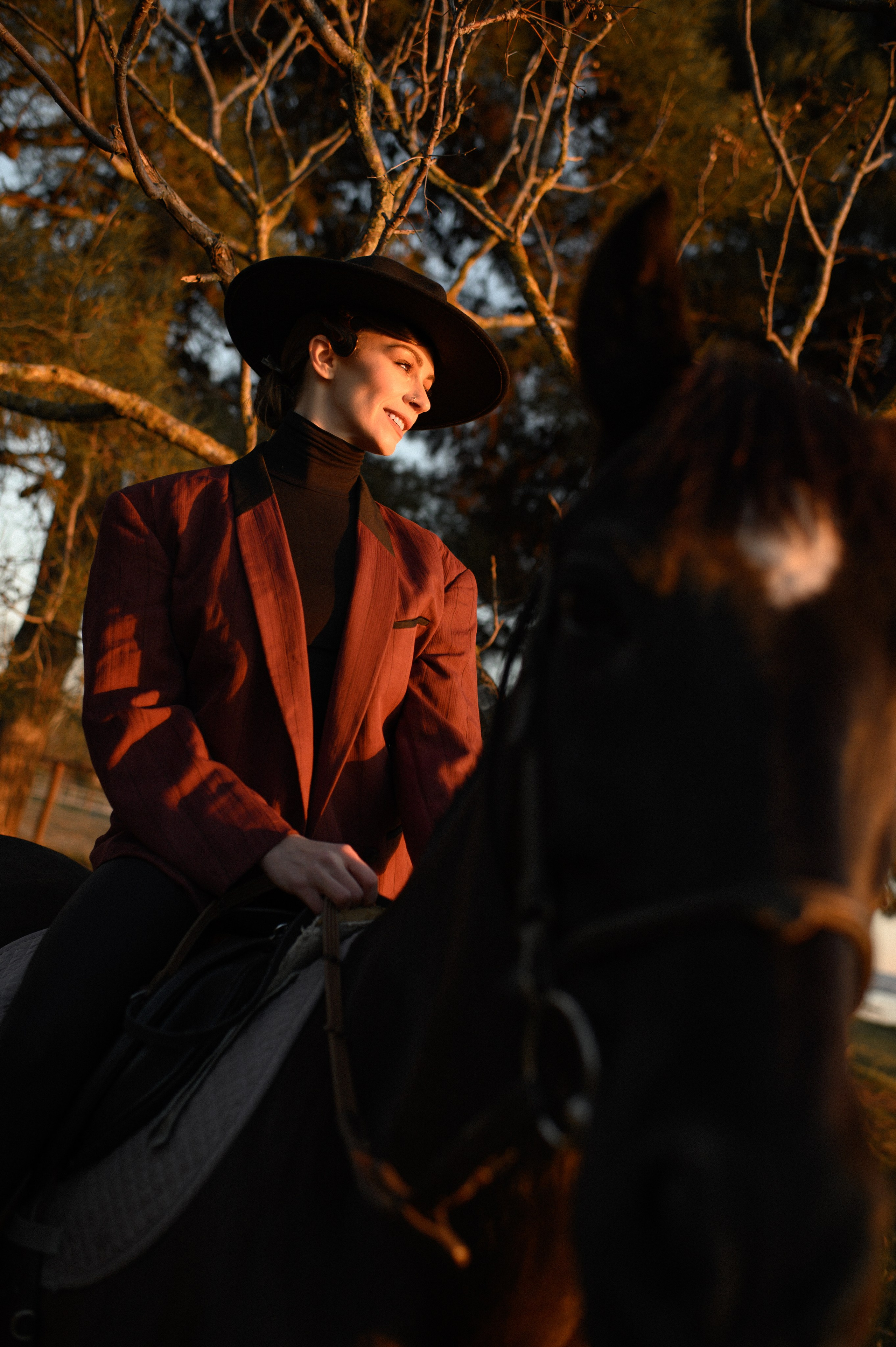 Sofia evening horse ride. Family, children, portrait, and event photography in Thessaloniki