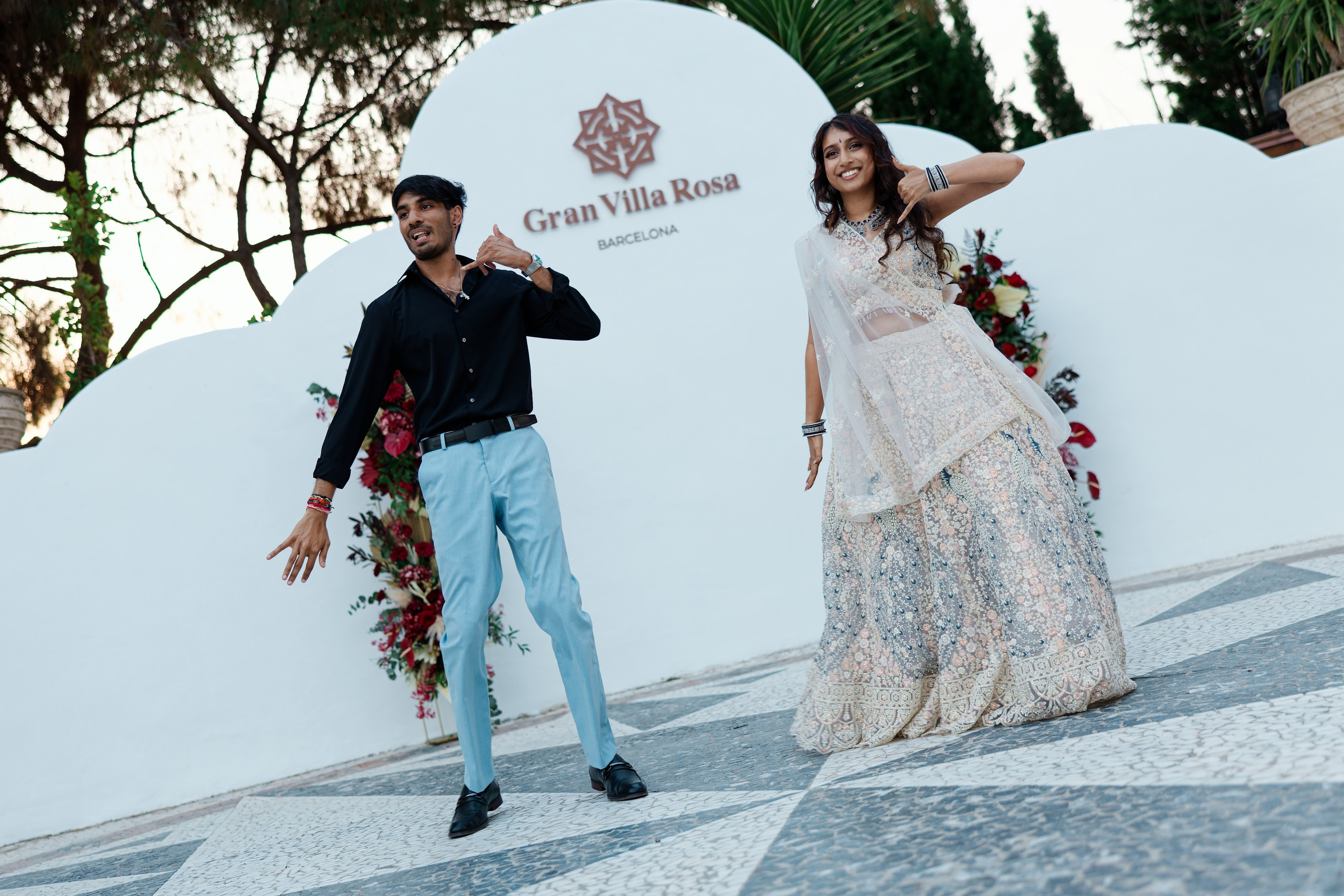 Indian wedding at Gran Villa Rosa, Barcelona