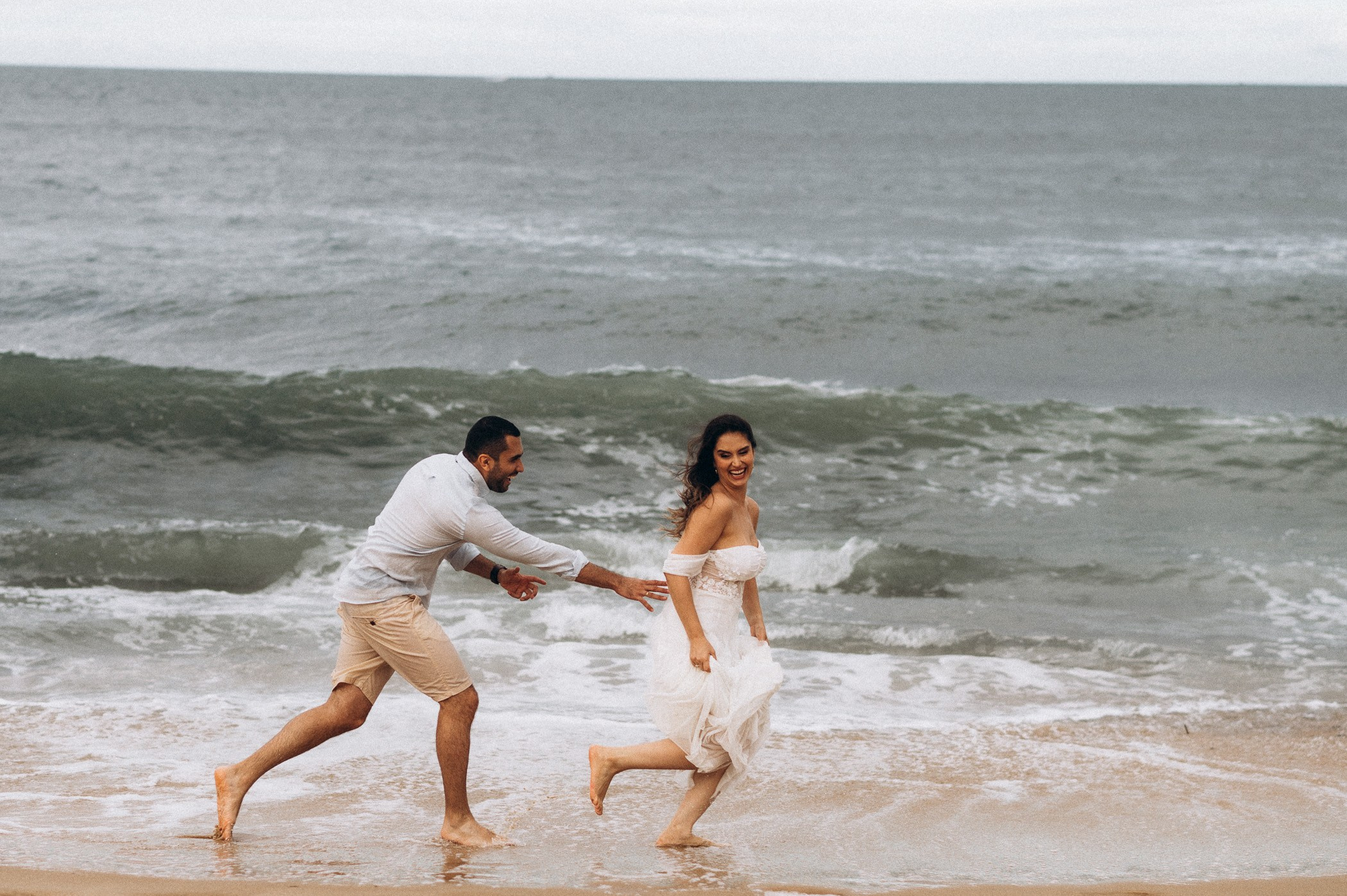 Samantha & Juliano | Ensaio de Casal na Praia de Ubatuba