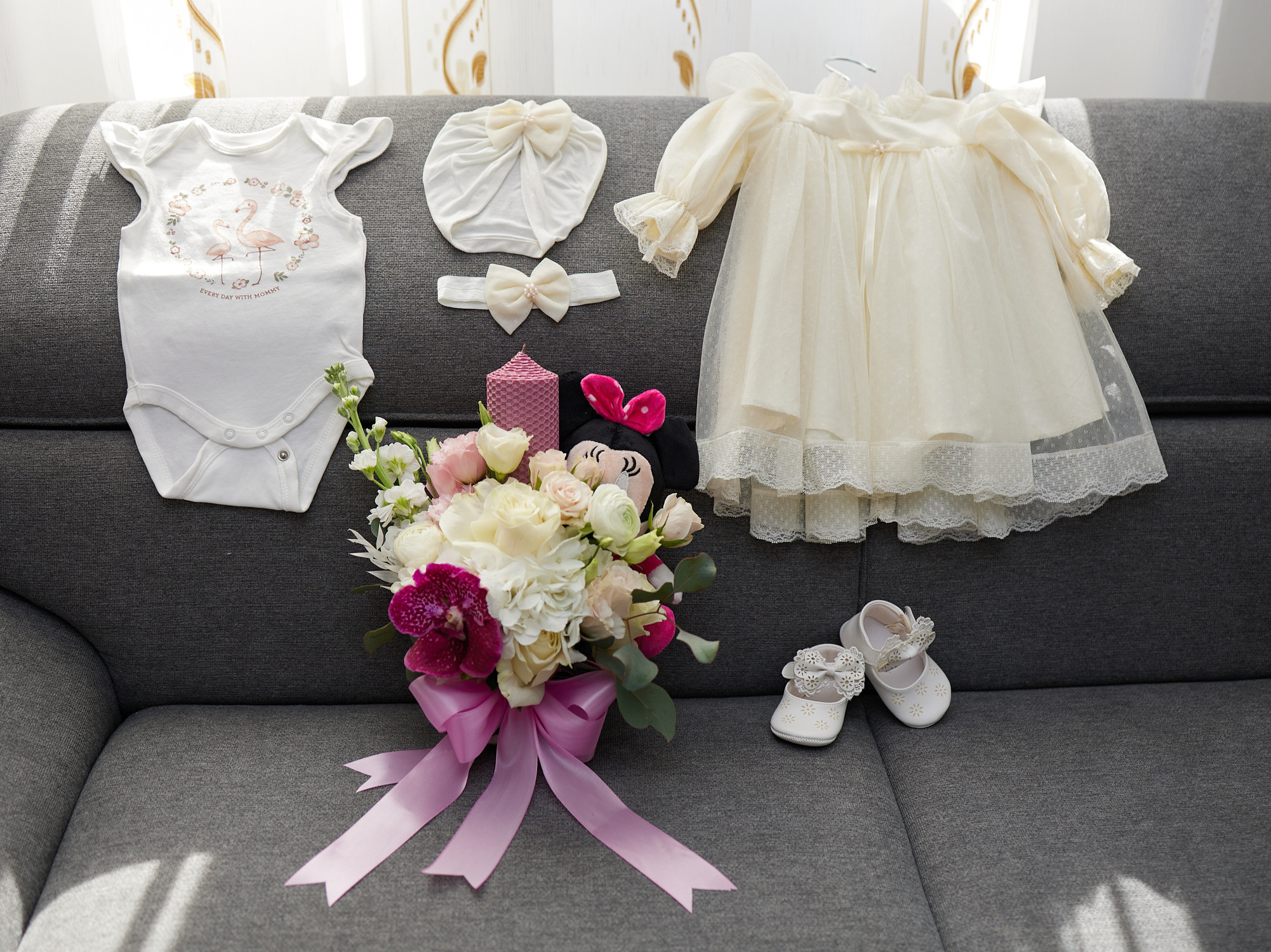 Sofia’s baptism. Product and food photographer in Brasov, Romania