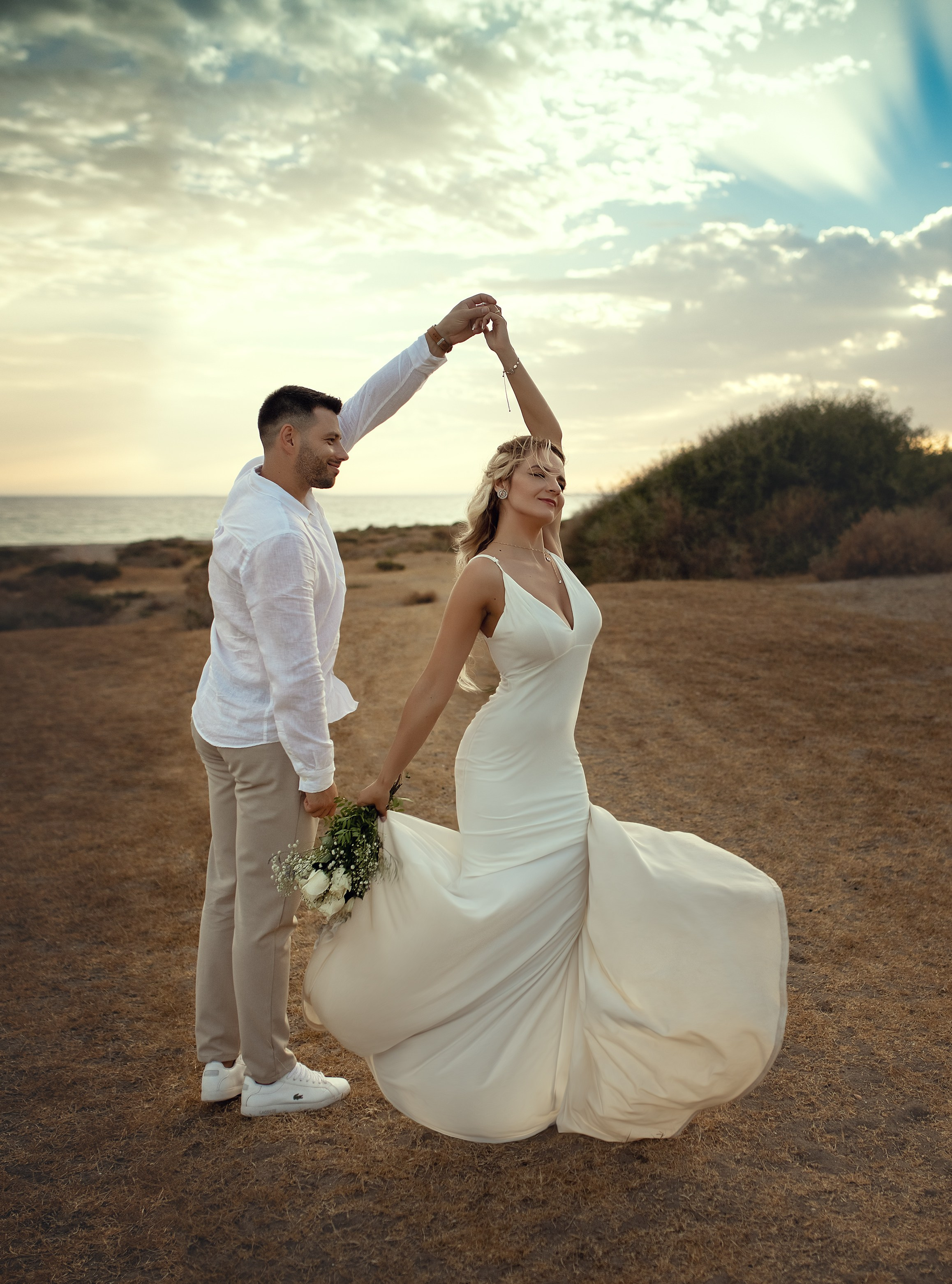 Post-Boda en exteriores. Fotógrafo Almeria. Swetlana Ushakova