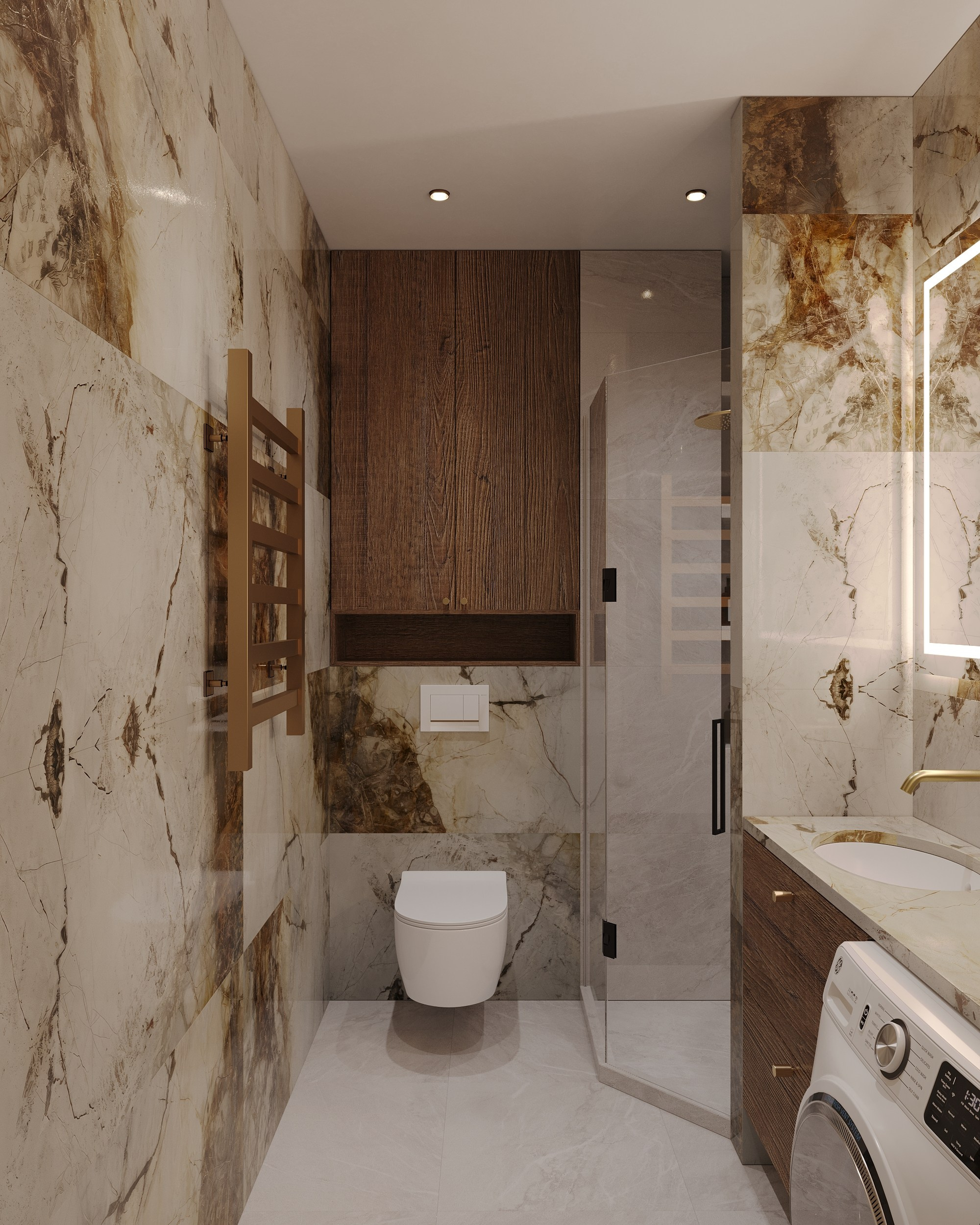 Flat of Gediminas. Simple Archs — high quality visualizations for your interior projects