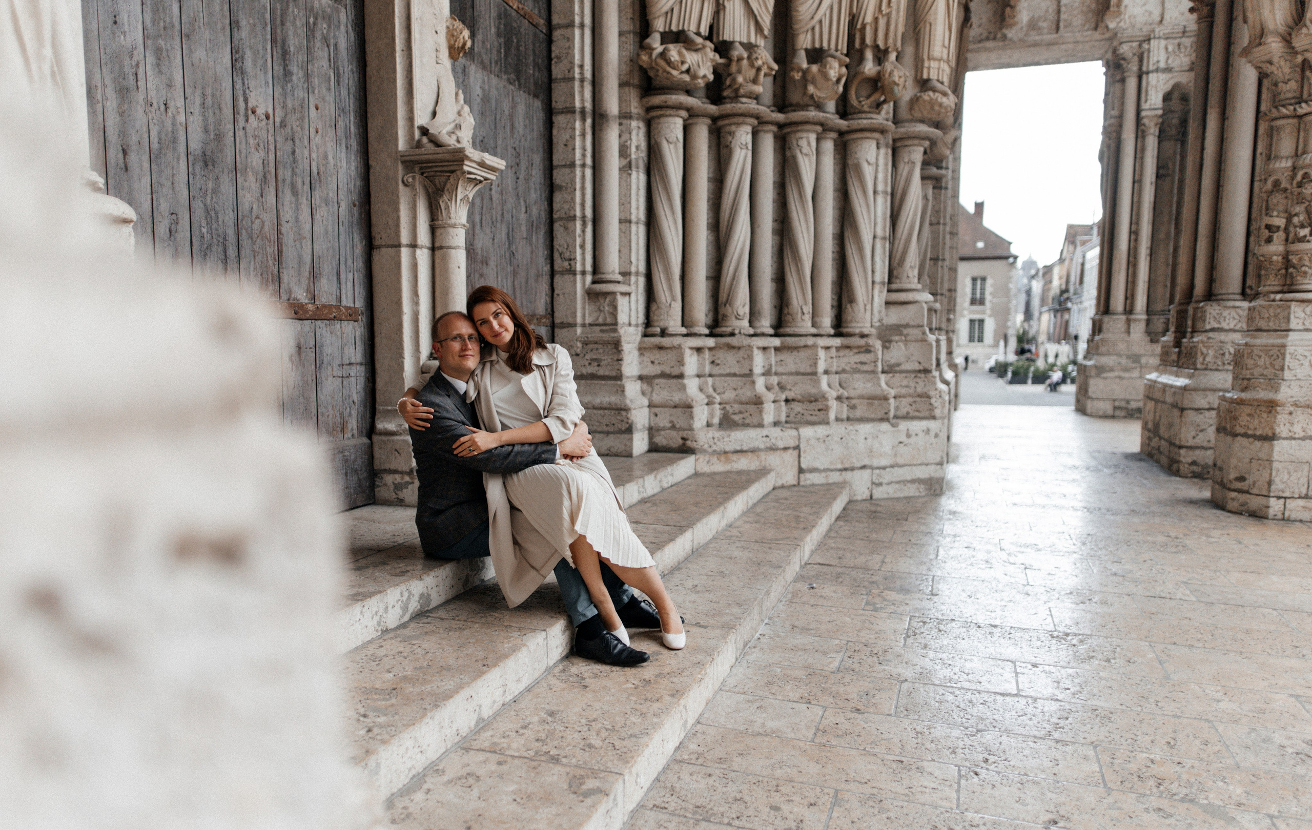 Un jour près de la Cathedral. Photographe à Chartres Ekaterina Kudinova