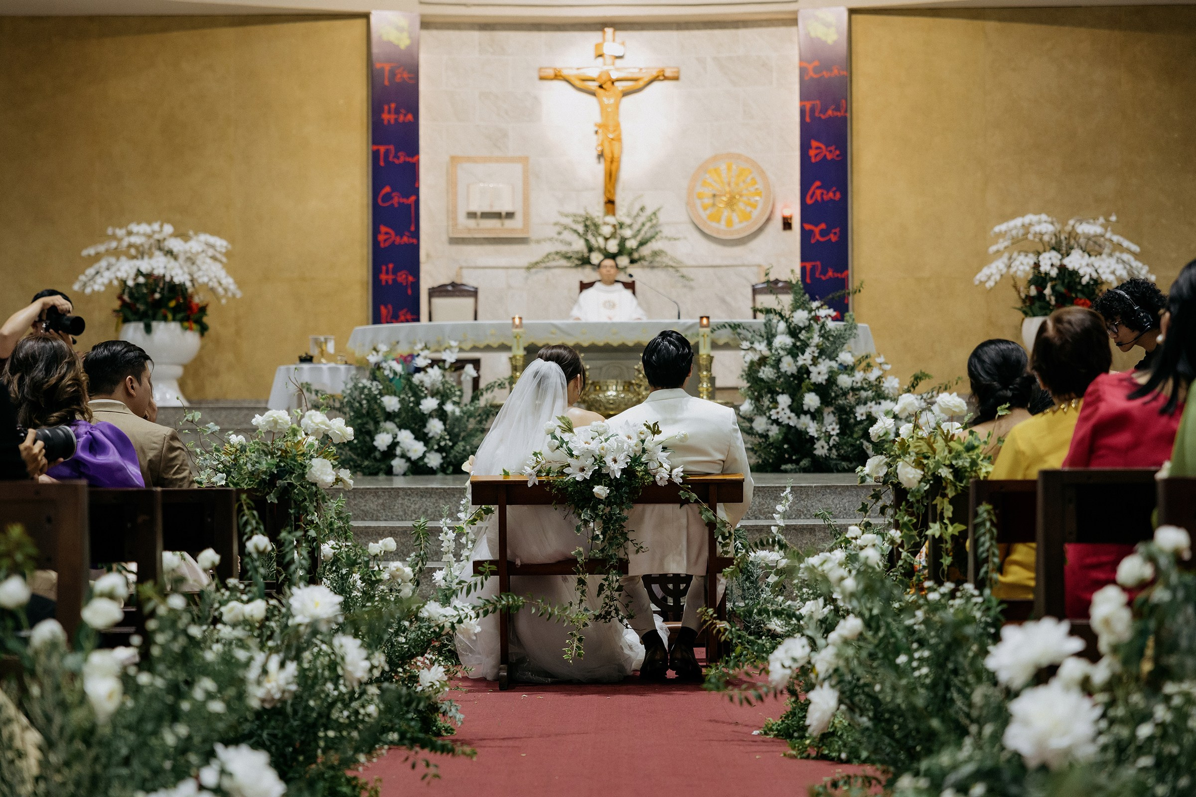 Church Wedding / Nica & Xavier. Nhiếp ảnh gia đám cưới hàng đầu tại Thành Phố Hồ Chí Minh