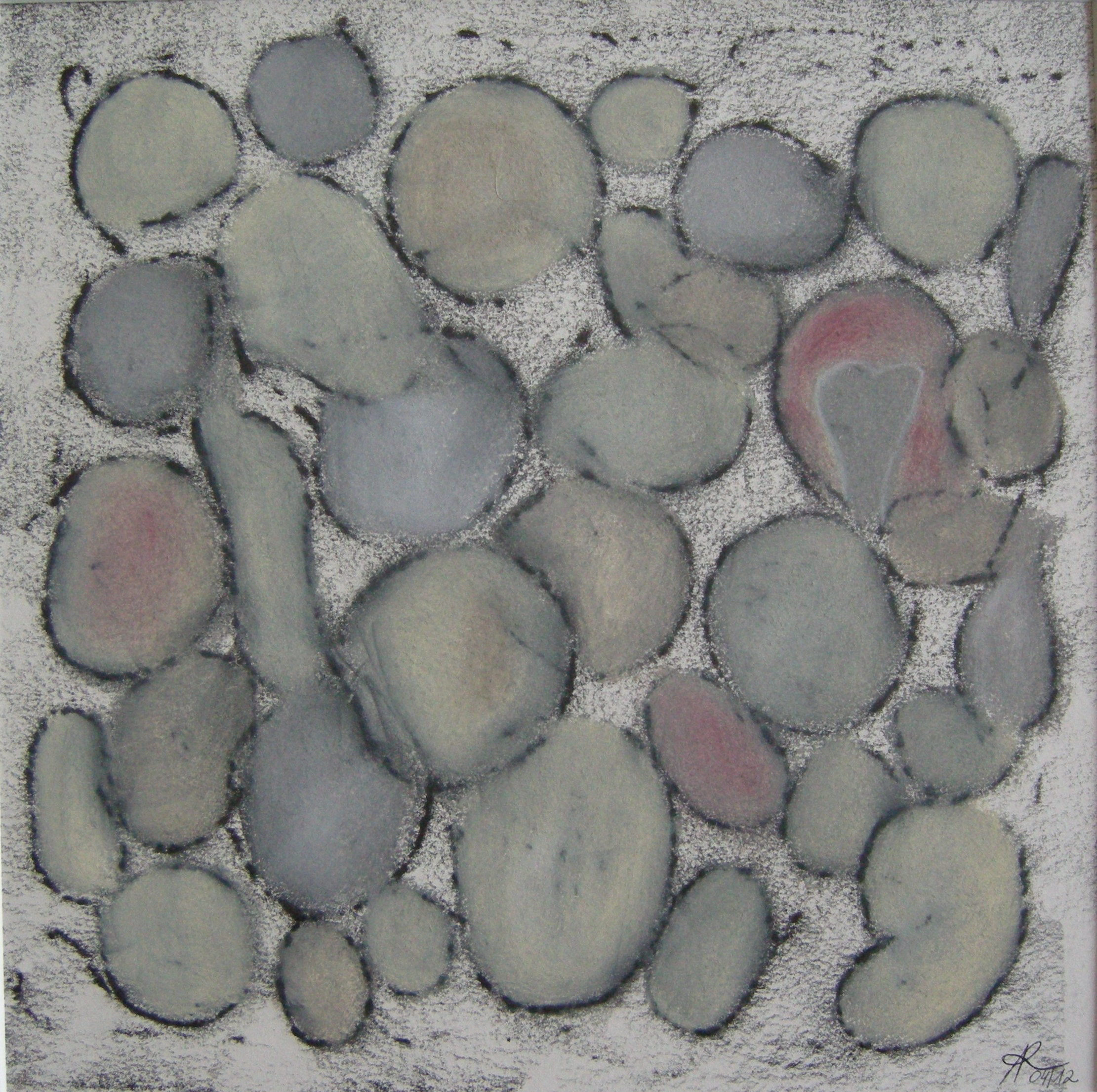 Herz-Stein 2012 - 40x40