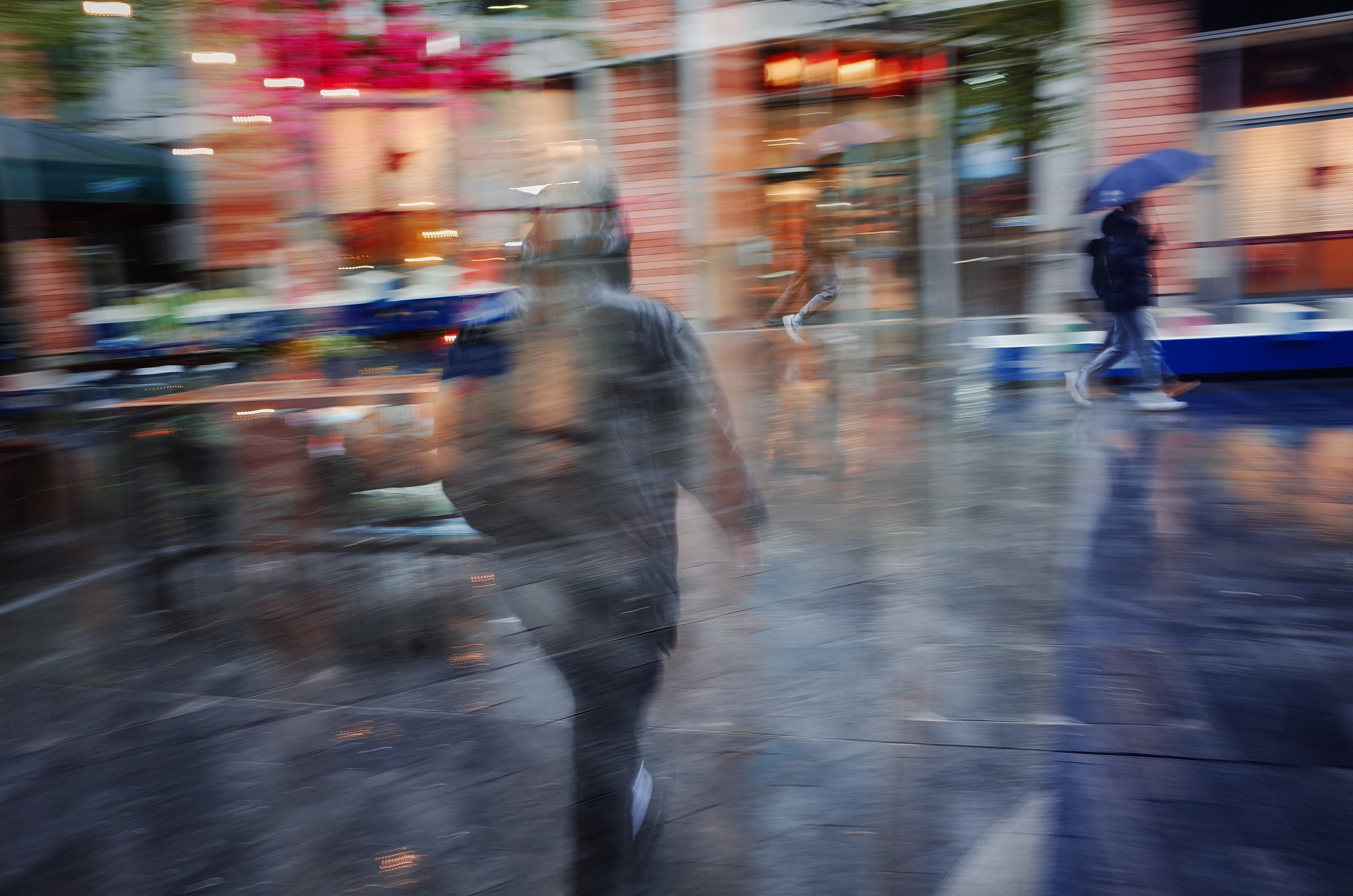 English (not yet summer) rain. Victoria Dini. Art photography in London / Folkestone, UK