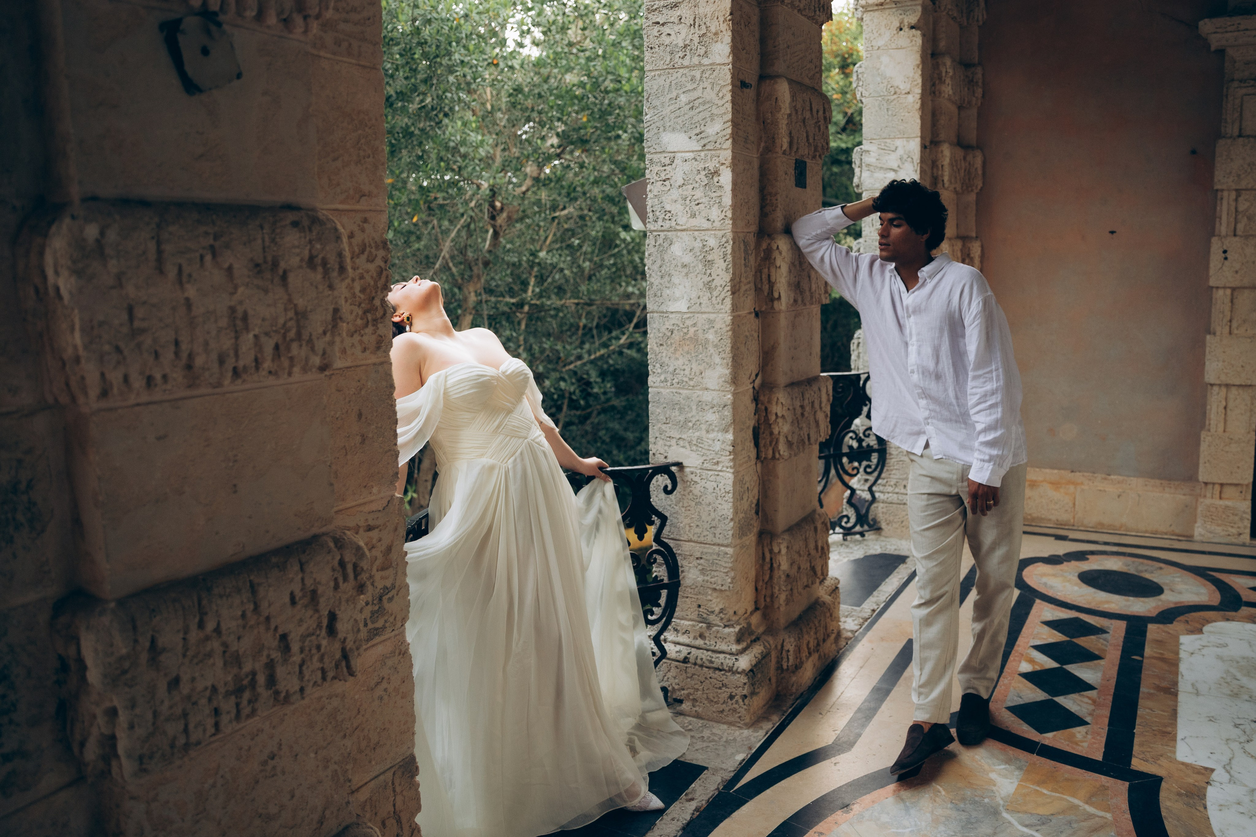 Lindsay & Kirk | Elopement at Vizcaya Museum & Gardens