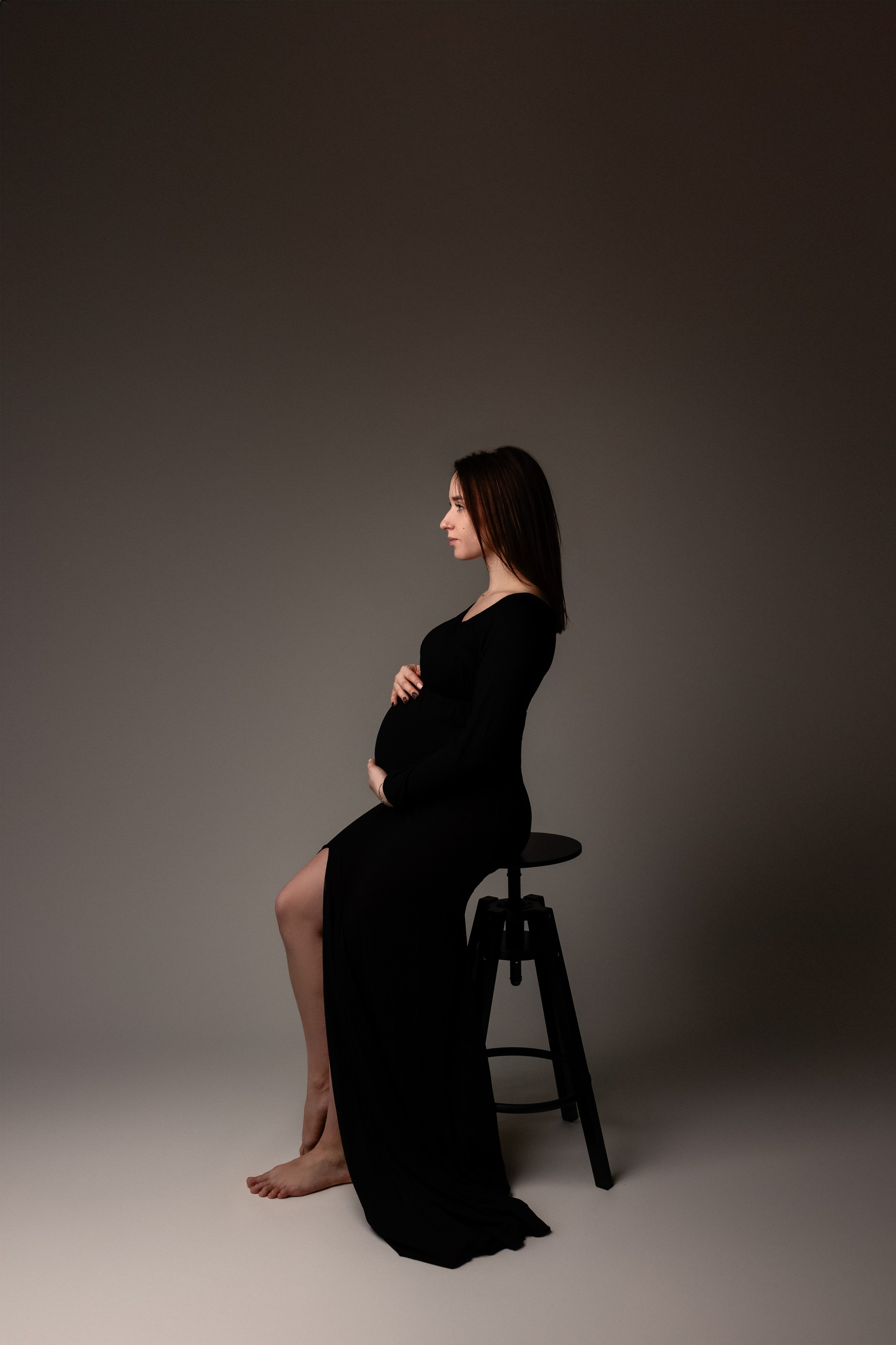 Laukimo (nėščiosios) fotosesija Marijampolėje, fotostudijoje