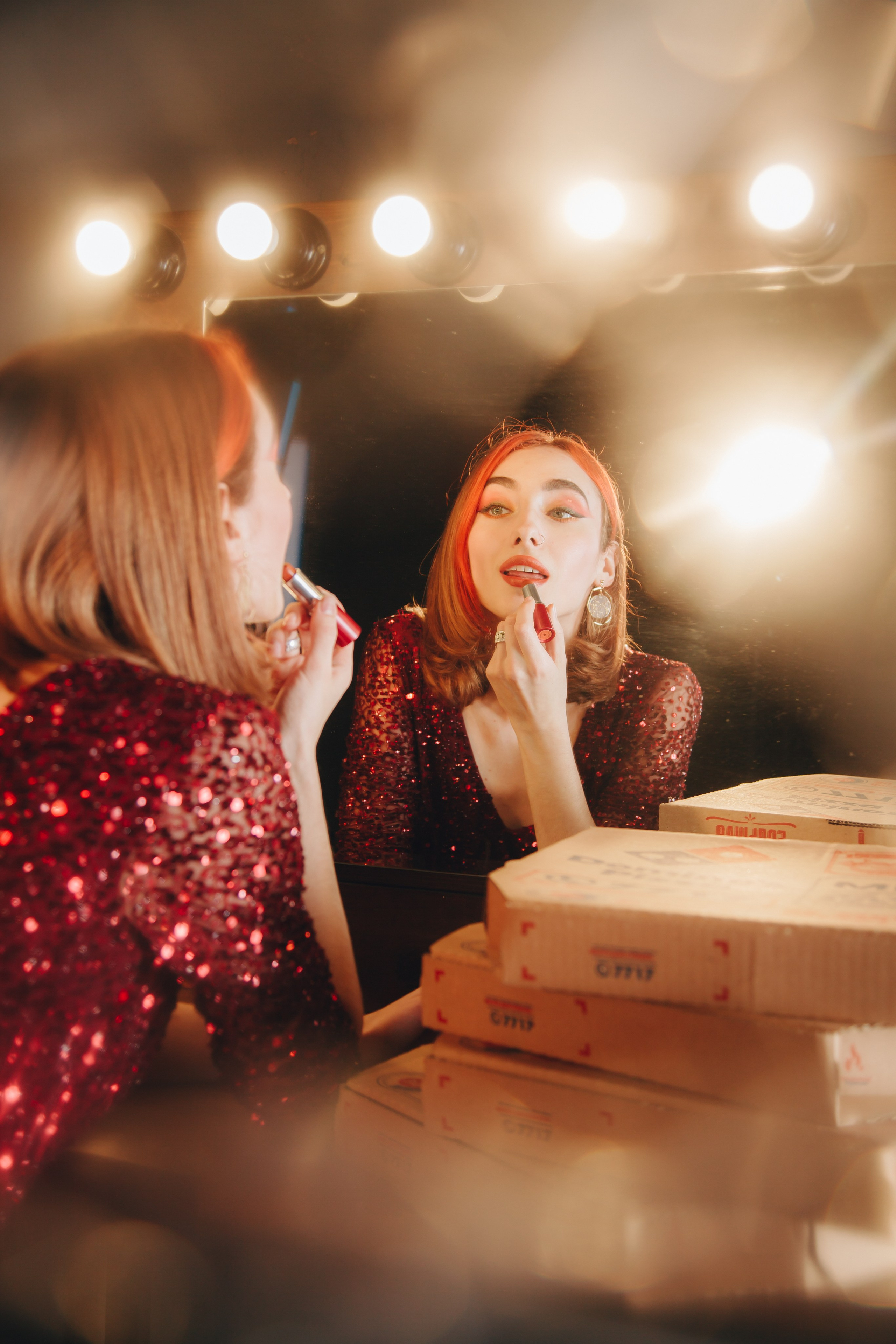 Pizza&Glam | Photoshoot for Domino’s Pizza. Photographer in Los Angeles. Julia Ishmuratova