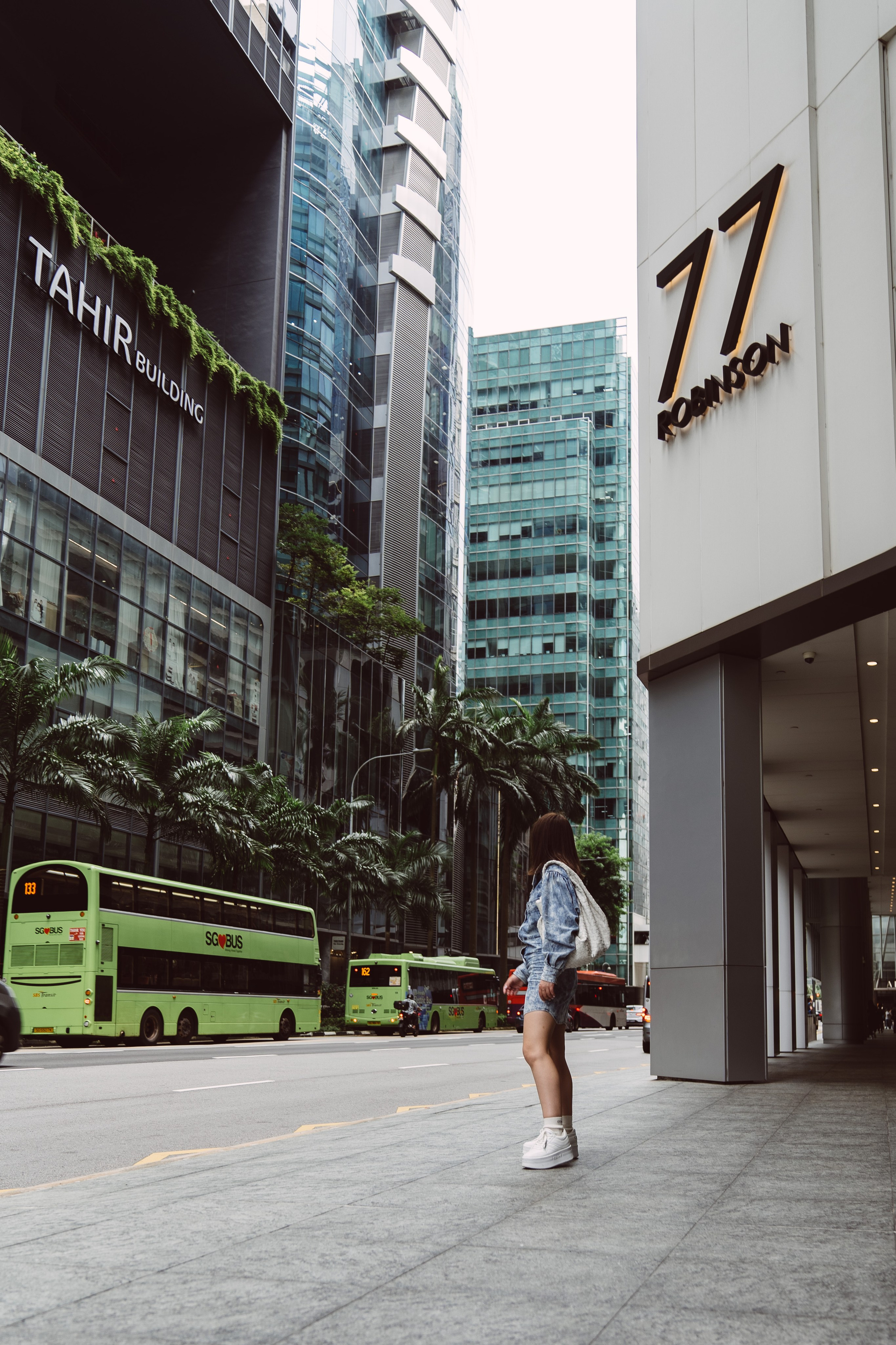 Portrait. Dasha in Singapore