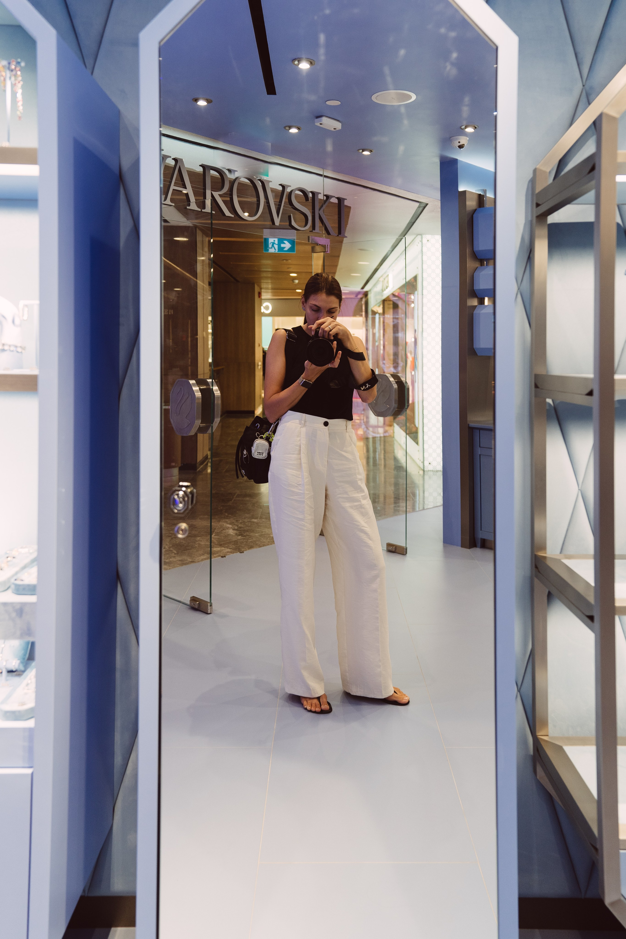 Swarovski event. Dasha in Singapore