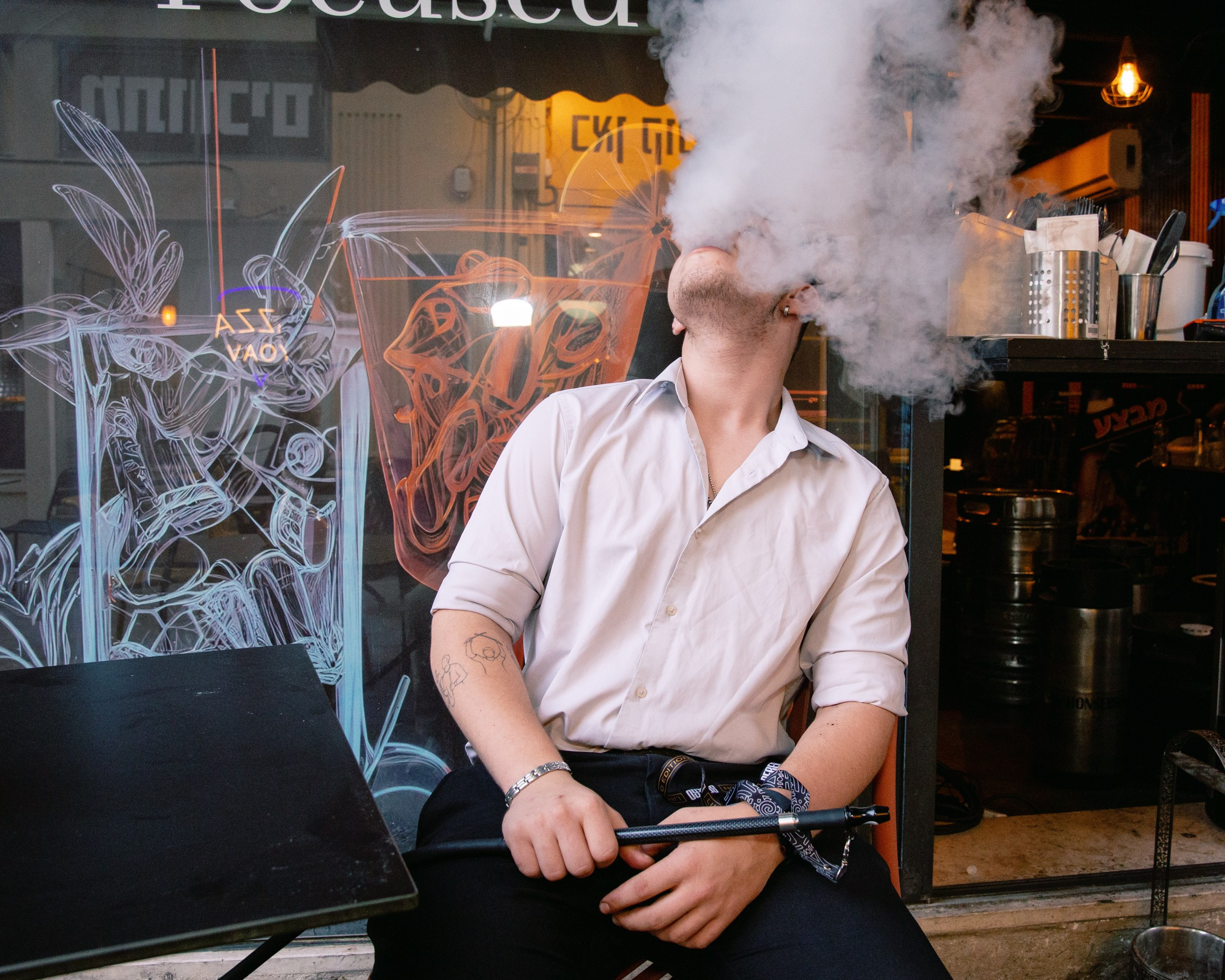 Контентная съемка для бара Focus. Портретный и репортажный фотограф в Израиле Рома Бирман