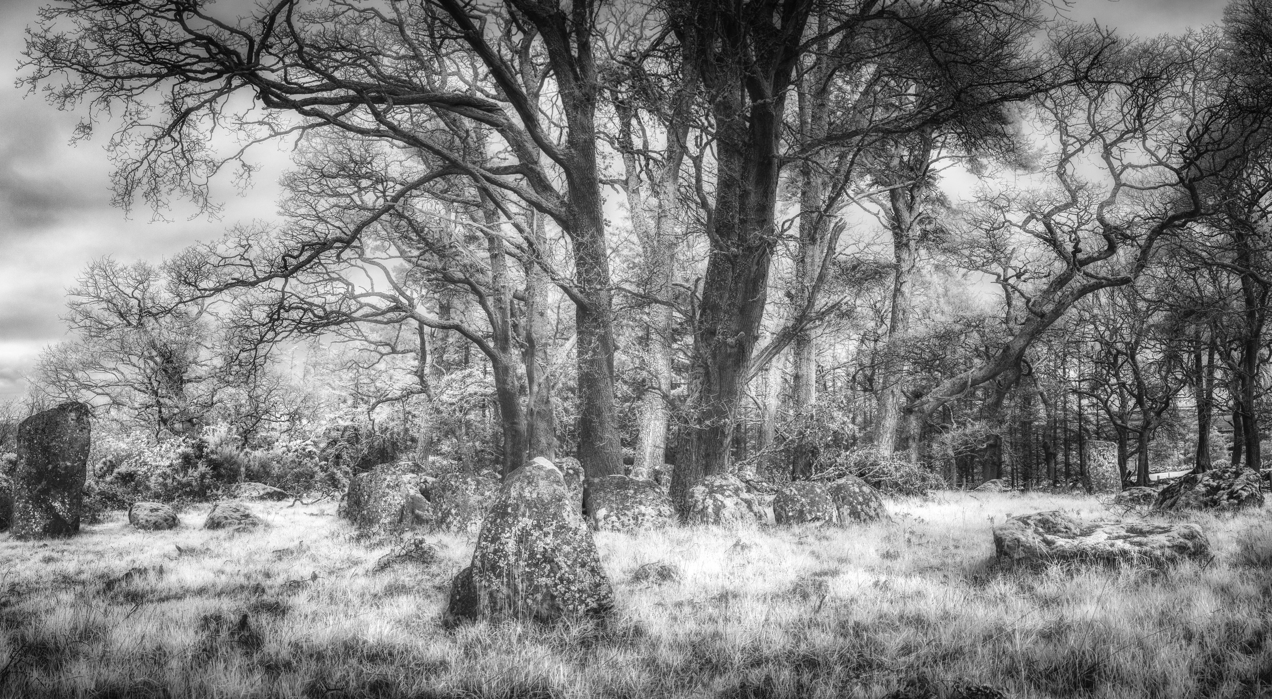 Ancient Sites. Infrared Scotland
