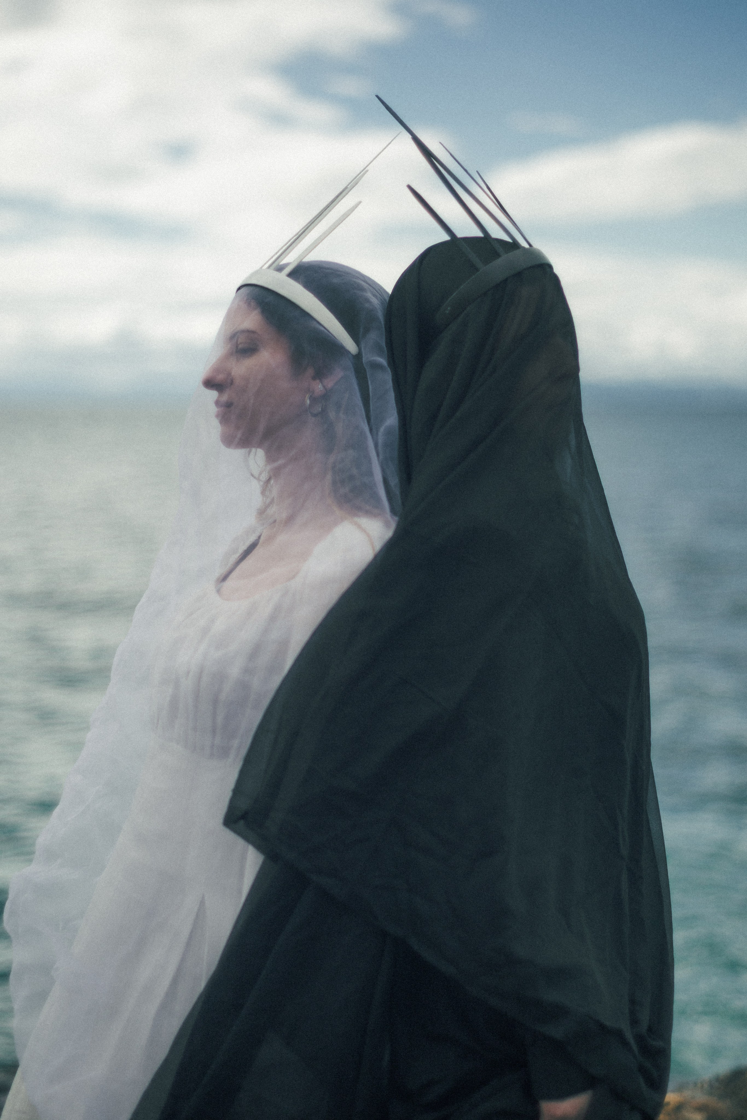 Light and Darkness with Aggeliki and Miriam. Wedding & Portrait Photographer in Athens, Greece | Kristina Gaisina