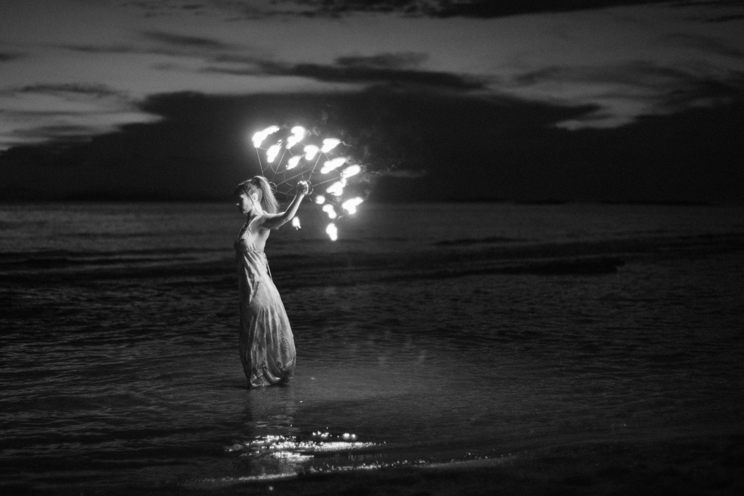 Jana the Fire dancer. Wedding & Portrait Photographer in Athens, Greece | Kristina Gaisina