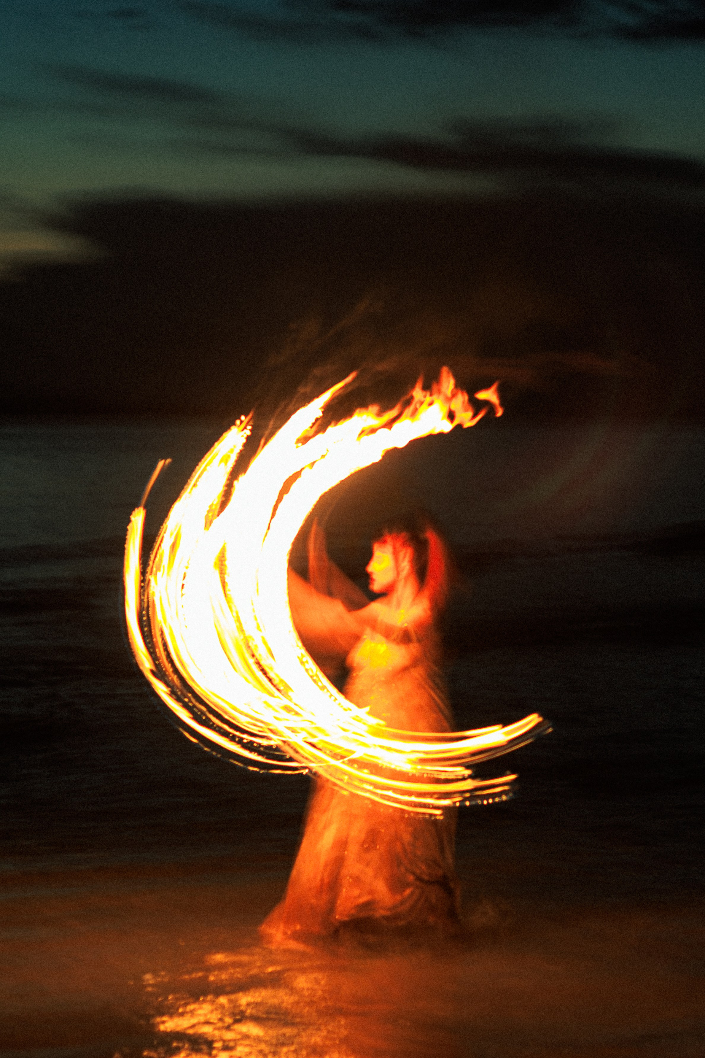 Jana the Fire dancer. Wedding & Portrait Photographer in Athens, Greece | Kristina Gaisina
