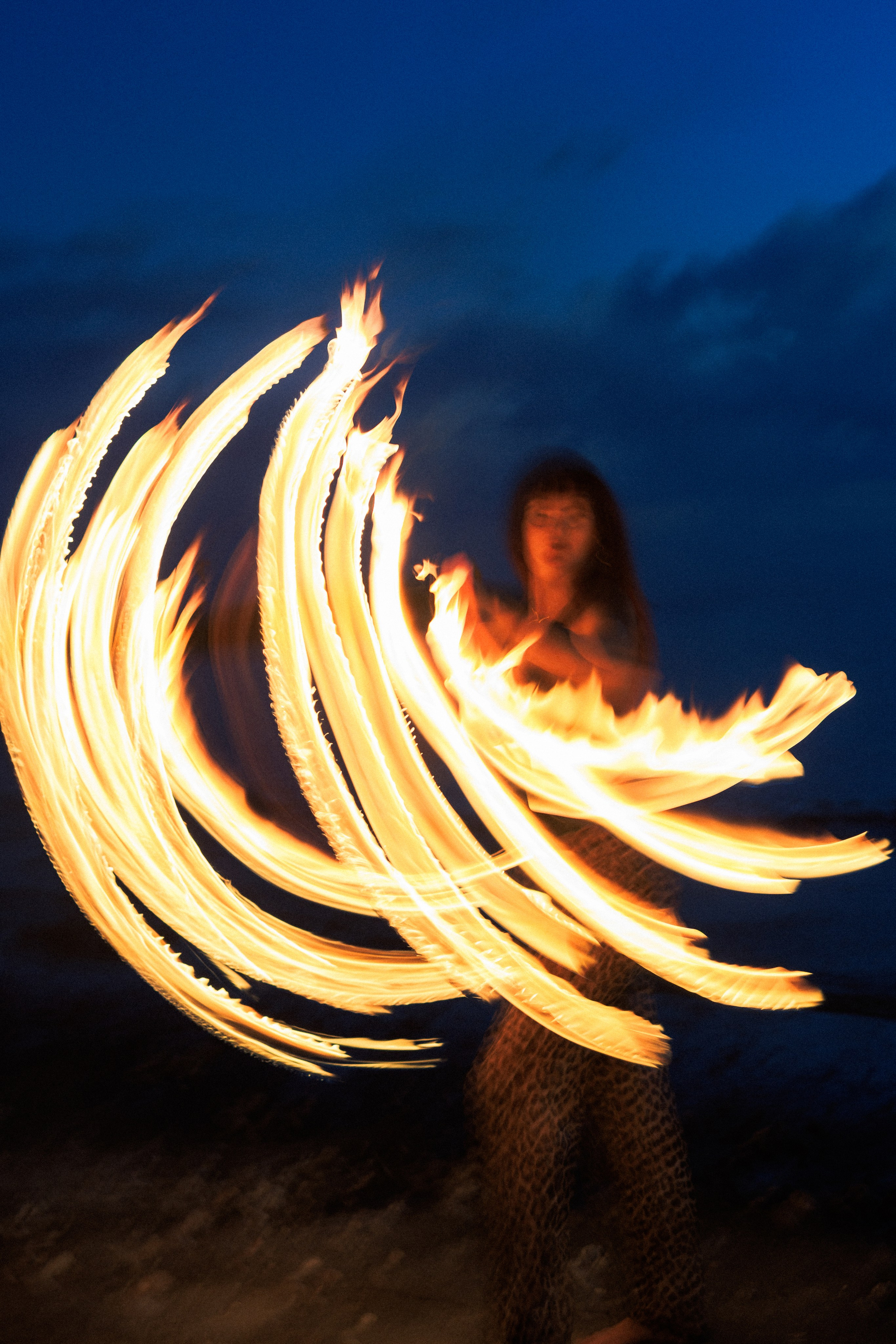 Jana the Fire dancer. Wedding & Portrait Photographer in Athens, Greece | Kristina Gaisina
