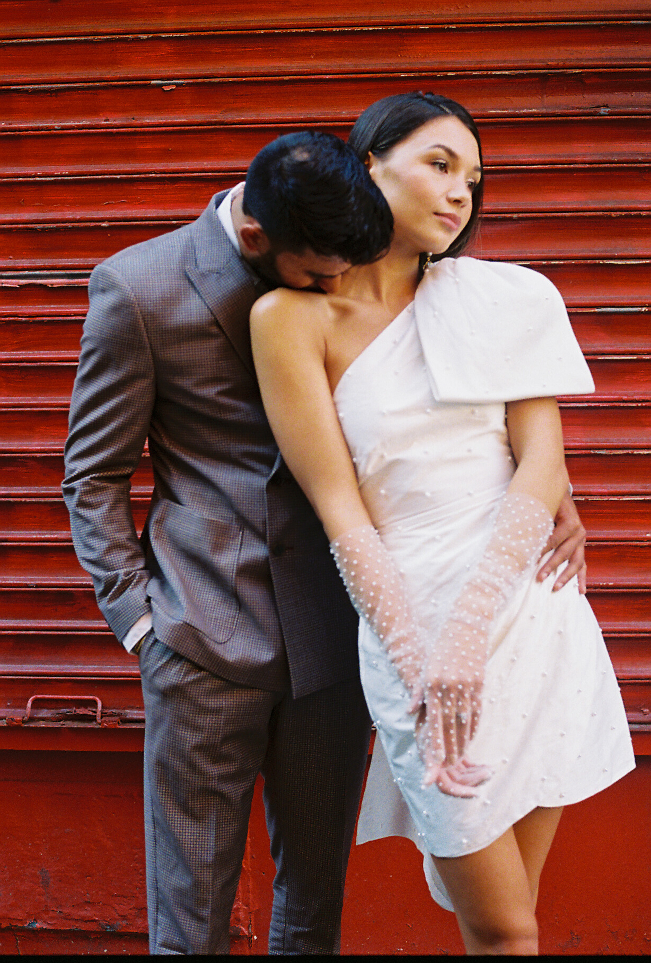 Sabrina and Pranav’s Stylish Chinatown Engagement Session. Wedding photographer and videographer New York | New Jersey