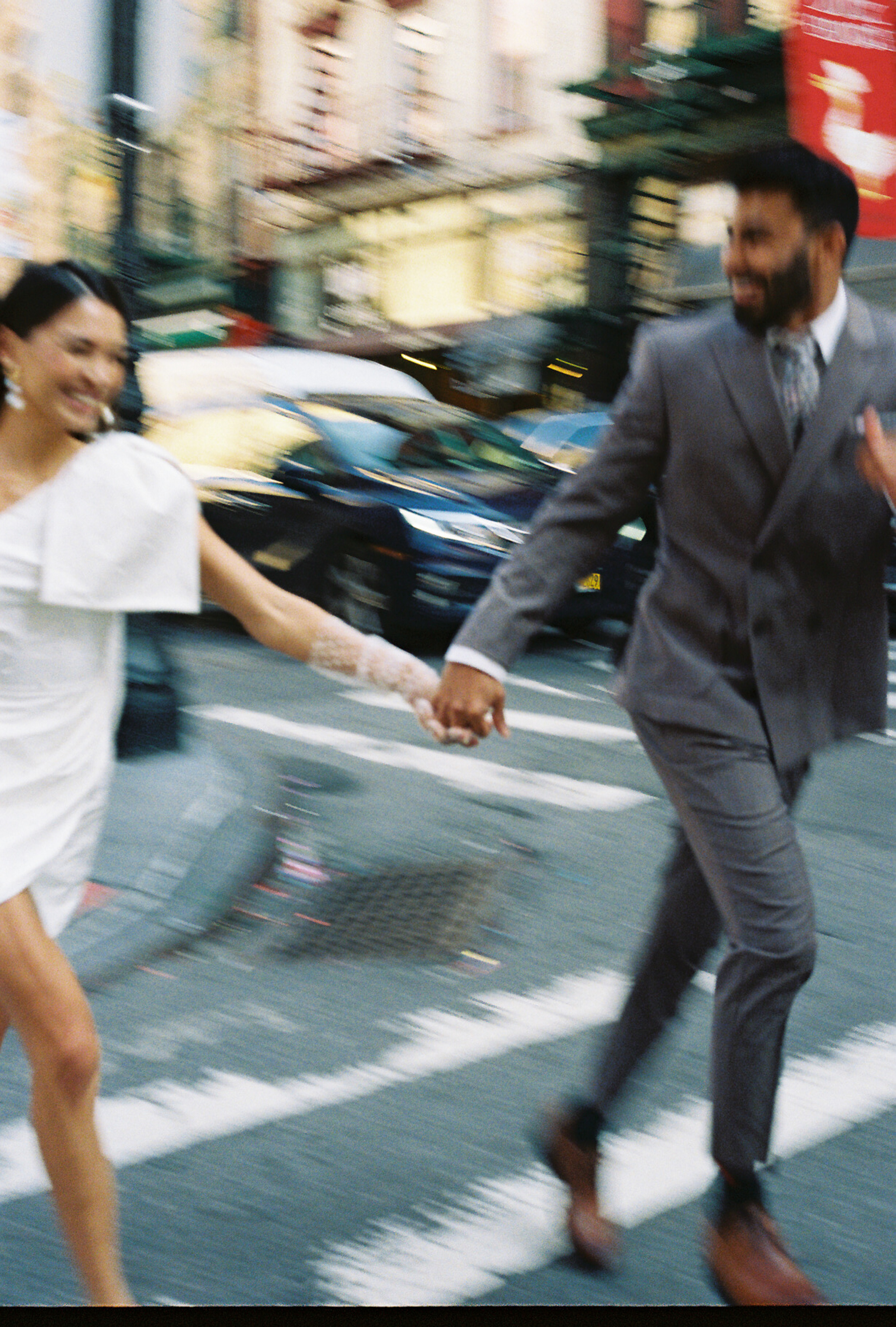 Sabrina and Pranav’s Stylish Chinatown Engagement Session. Wedding photographer and videographer New York | New Jersey