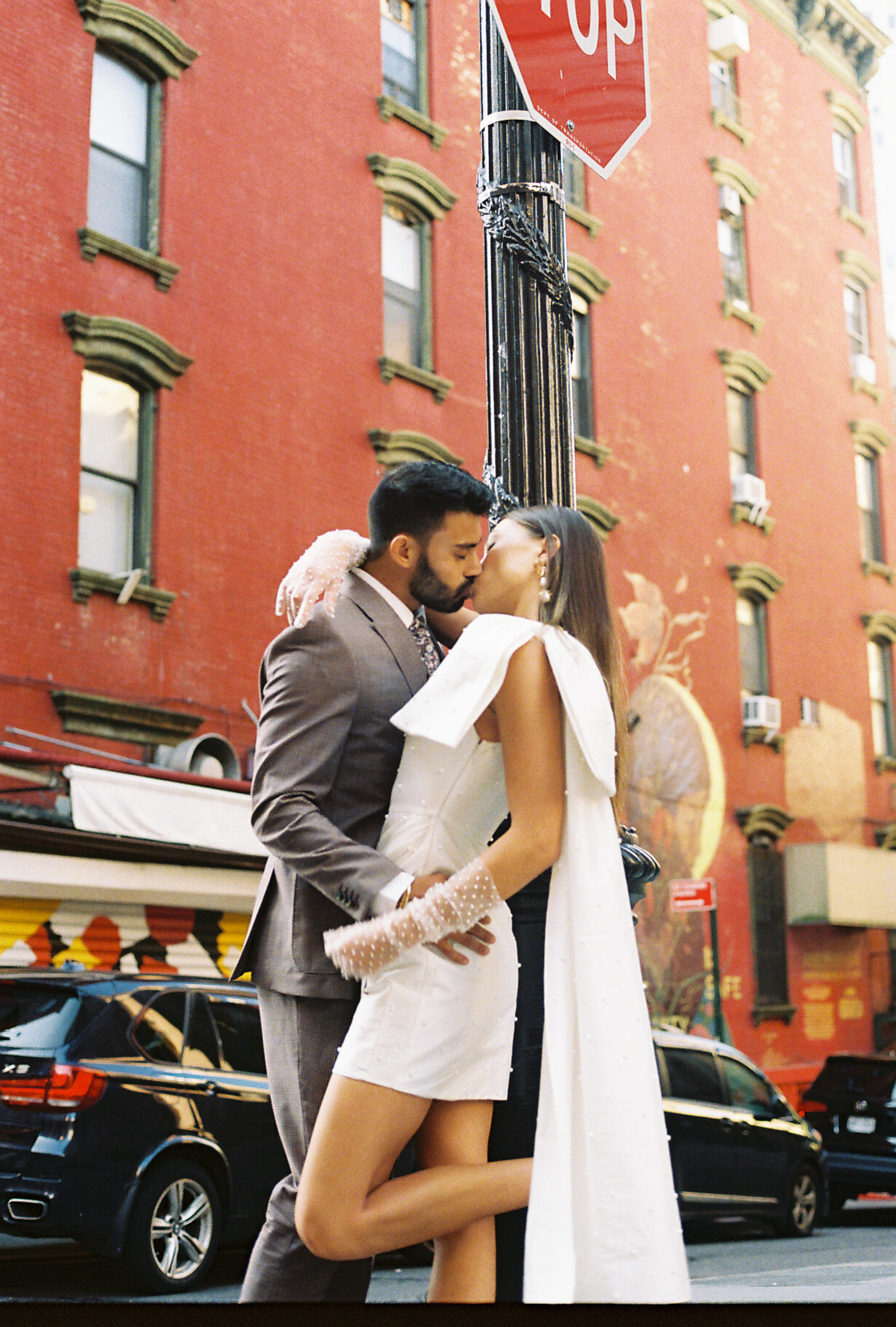 Sabrina and Pranav’s Stylish Chinatown Engagement Session. Wedding photographer and videographer New York | New Jersey