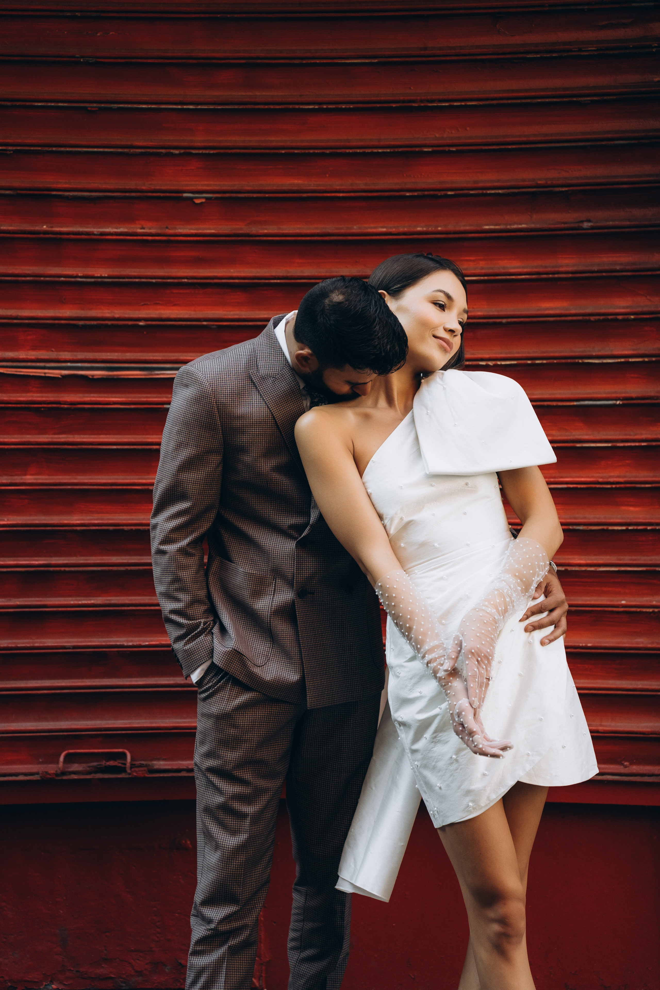 Sabrina and Pranav’s Stylish Chinatown Engagement Session. Wedding photographer and videographer New York | New Jersey