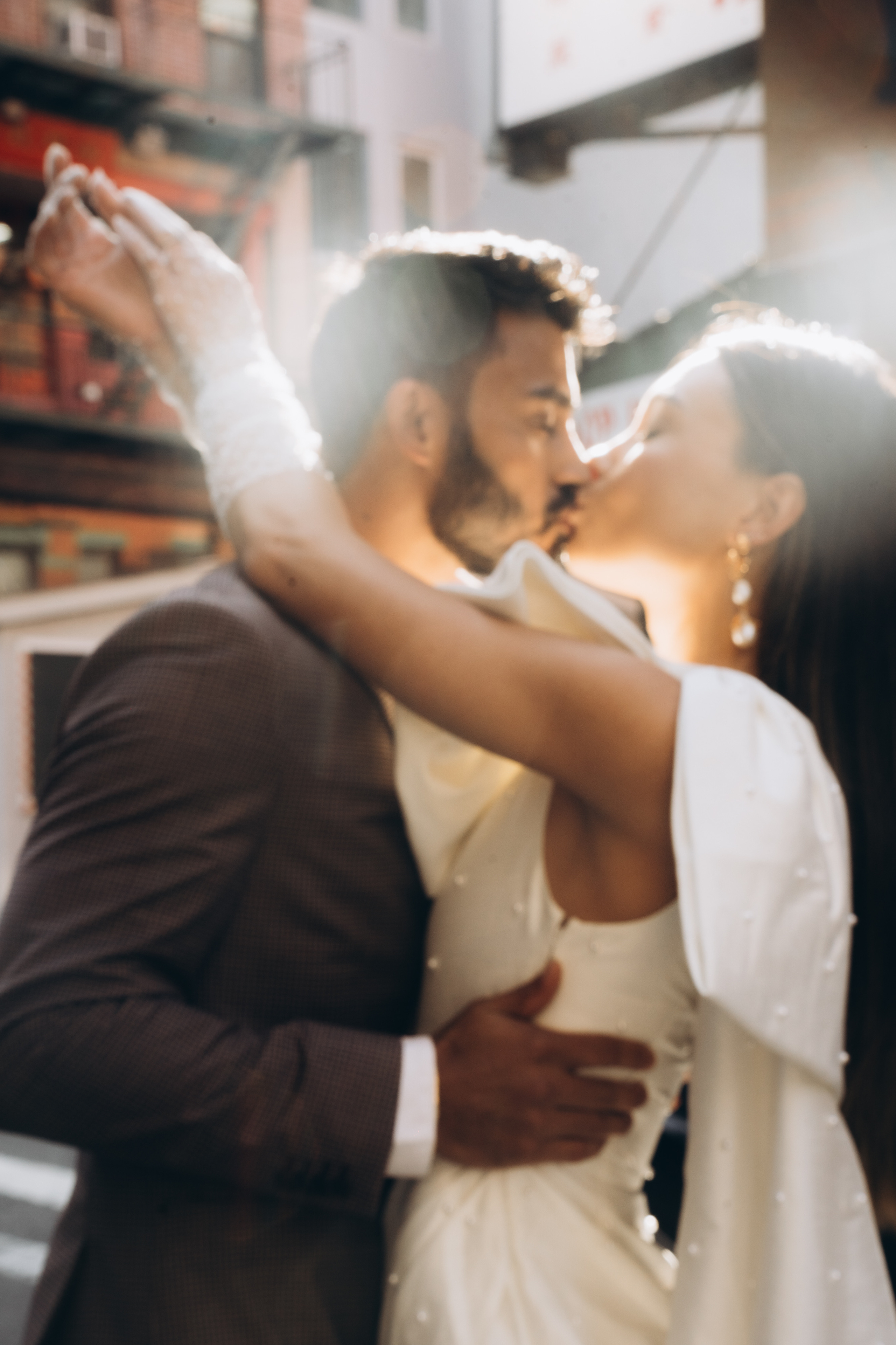 Sabrina and Pranav’s Stylish Chinatown Engagement Session. Wedding photographer and videographer New York | New Jersey