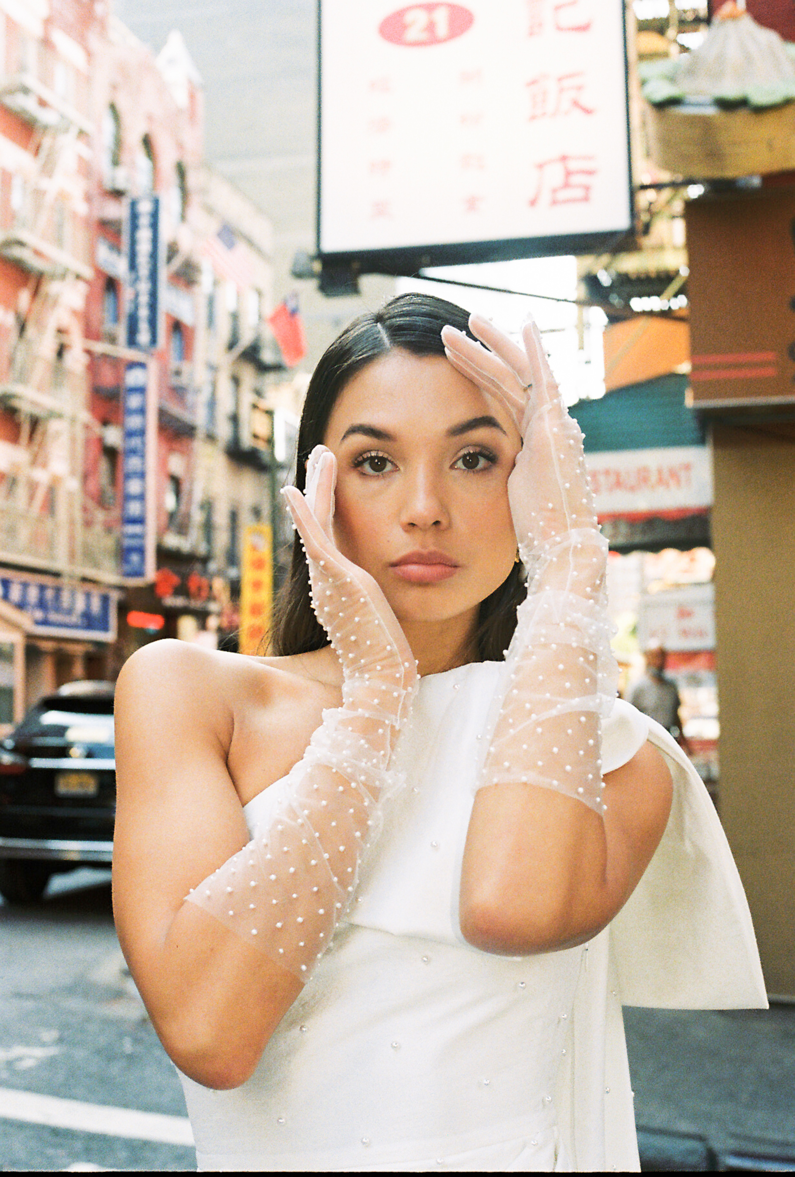 Sabrina and Pranav’s Stylish Chinatown Engagement Session. Wedding photographer and videographer New York | New Jersey